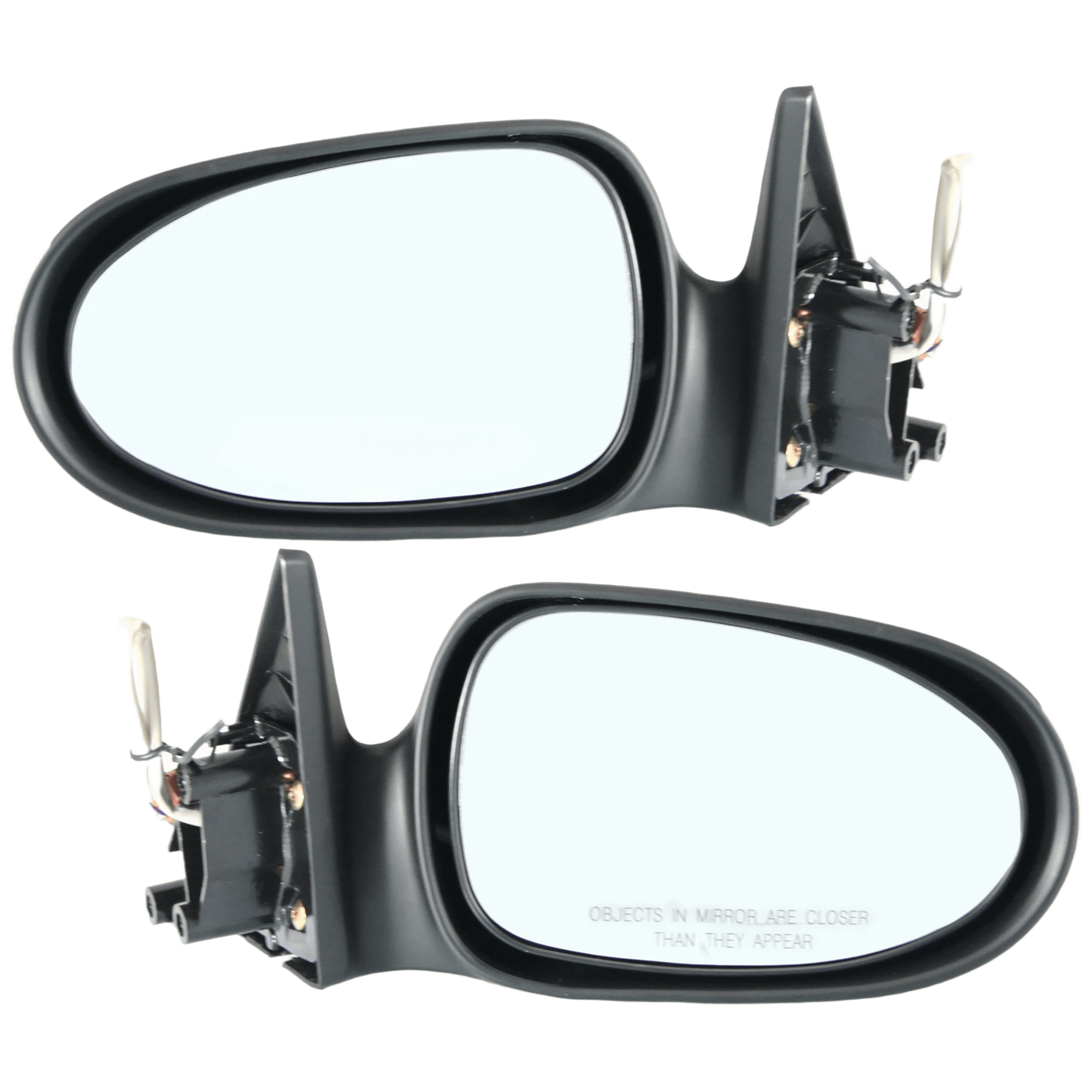 AM SENTRA 95-99 MIRROR RH AND LH Power Non Folding Non Heated Paintable Mexico Built Vehicle SKU SET JNS30ER Partslink NI1320131 NI1321131 OEM 96301F4319-96302F4319