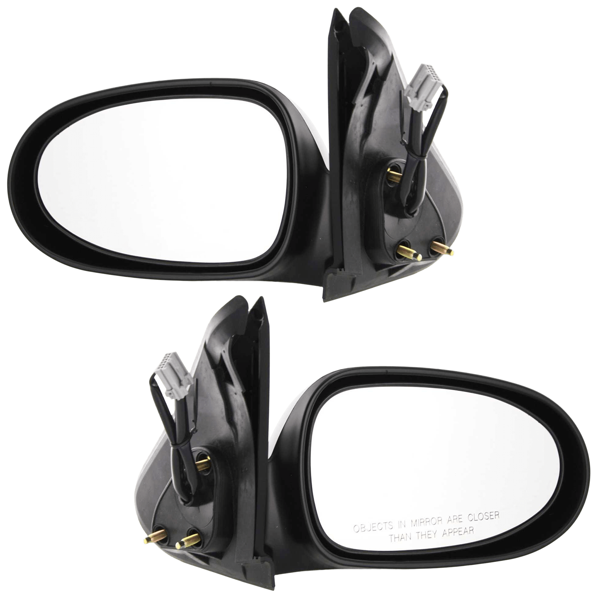 AM SENTRA 00-03 MIRROR RH AND LH Power Non Folding Non Heated Paintable SKU SET JNS35ER Partslink NI1320133 NI1321133 OEM 963015M000-963025M205