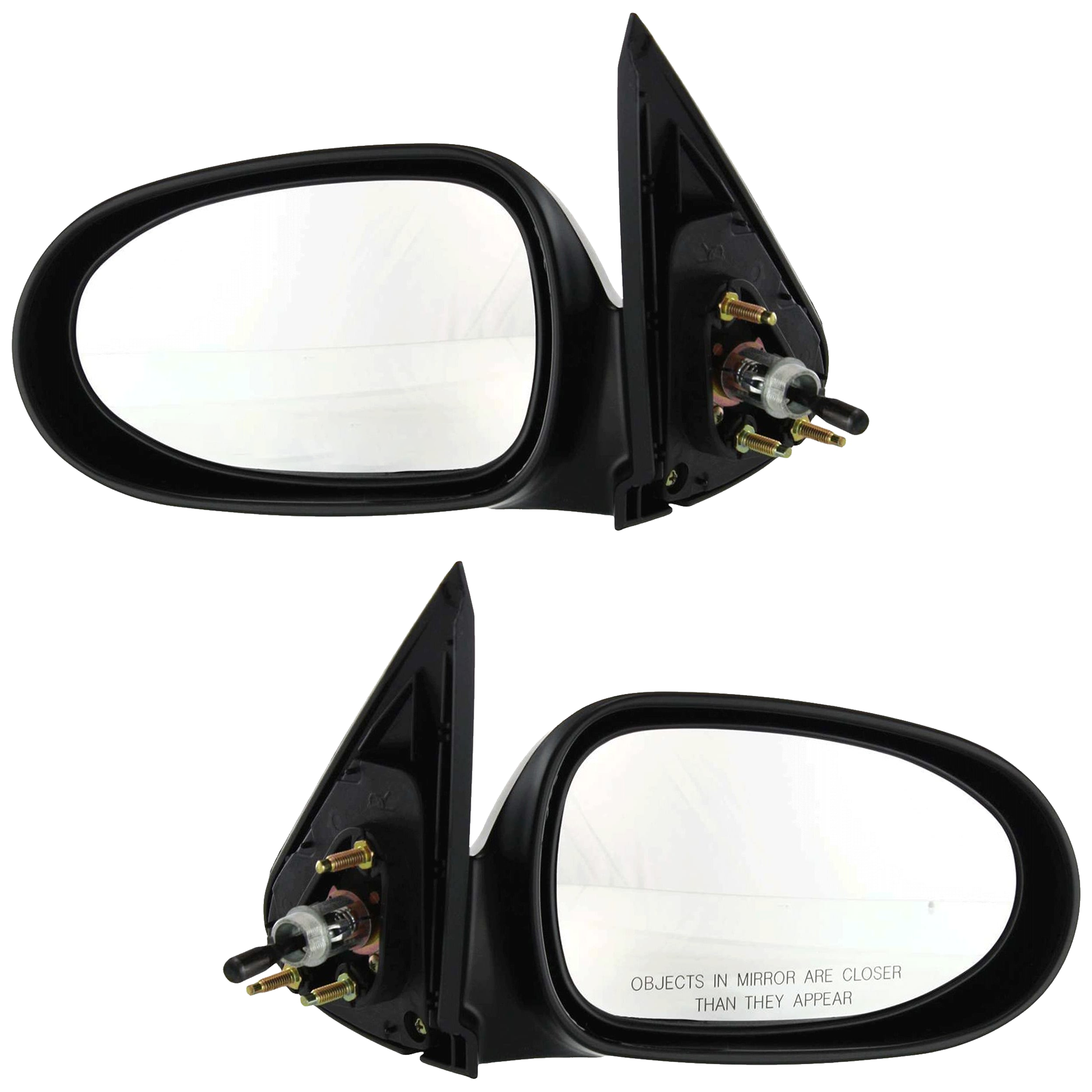 AM SENTRA 00-06 MIRROR RH AND LH Manual Adjust Non Folding Non Heated Paintable SKU SET JNS35R Partslink NI1320134 NI1321134 OEM 963015M100-963025M100