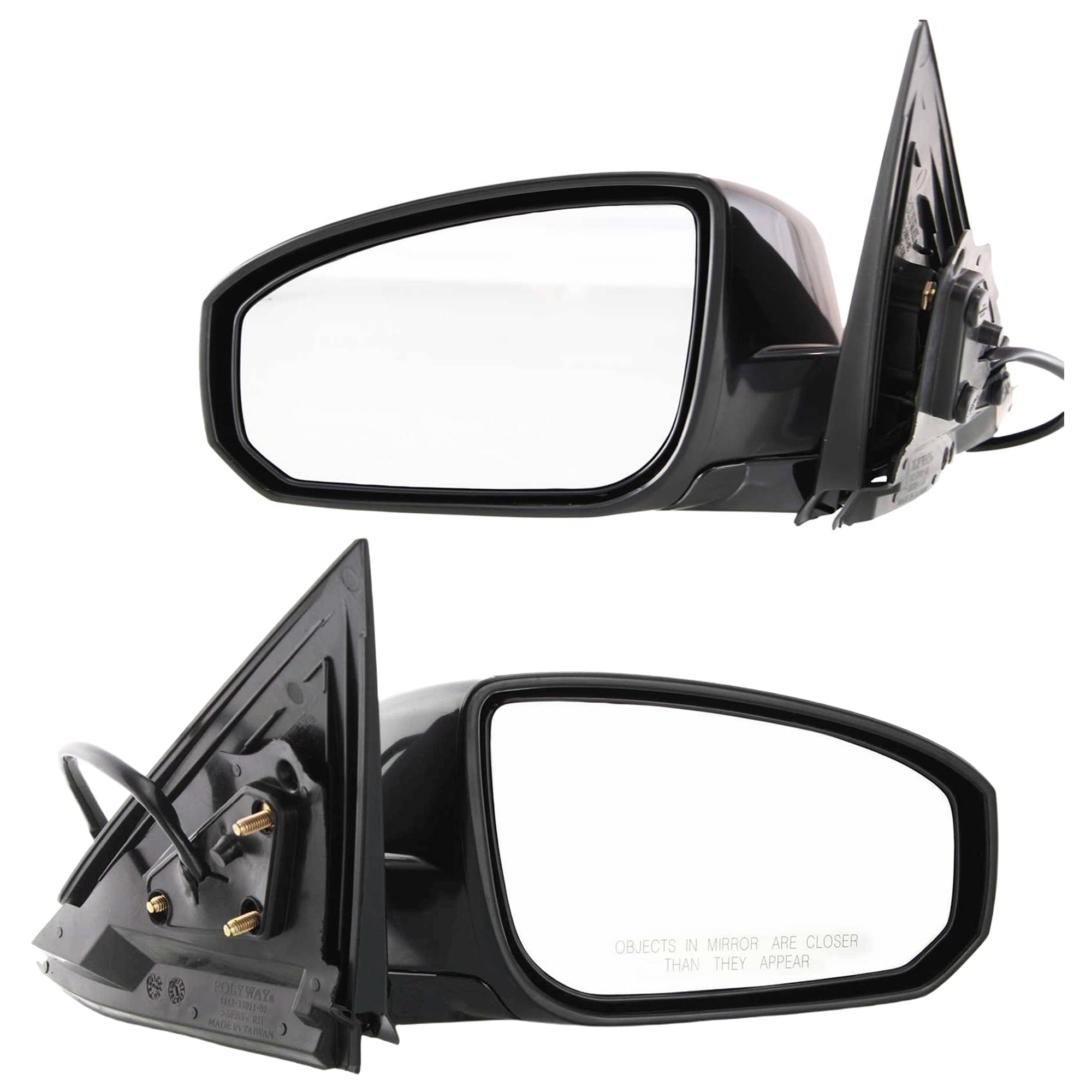 AM MAXIMA 04-05 MIRROR RH AND LH Power Manual Folding Heated Paintable No Memory SKU SET JNS49ER Partslink NI1320161 NI1321161 OEM 96301ZK34E 96302ZK34E