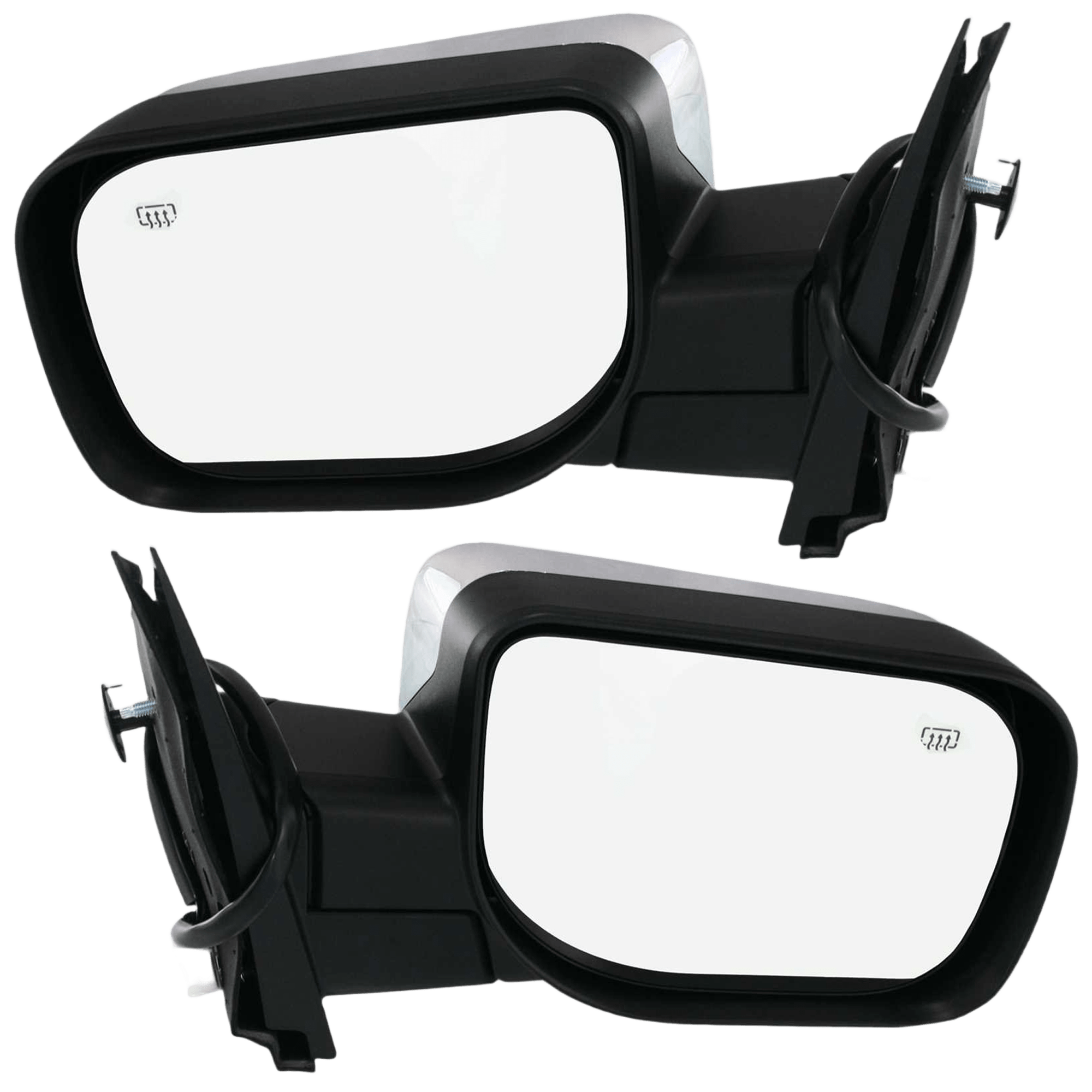 AM ARMADA 05-15 TITAN 04-10 MIRROR RH AND LH Non Towing Power Manual Folding Heated Chrome No Auto dimming BSD Memory and Signal Light SE SL 12-15 SV 11-12 Models SKU SET JNS56CR Partslink NI1320172 NI1321172 OEM 96301ZC20A 96302ZC20A