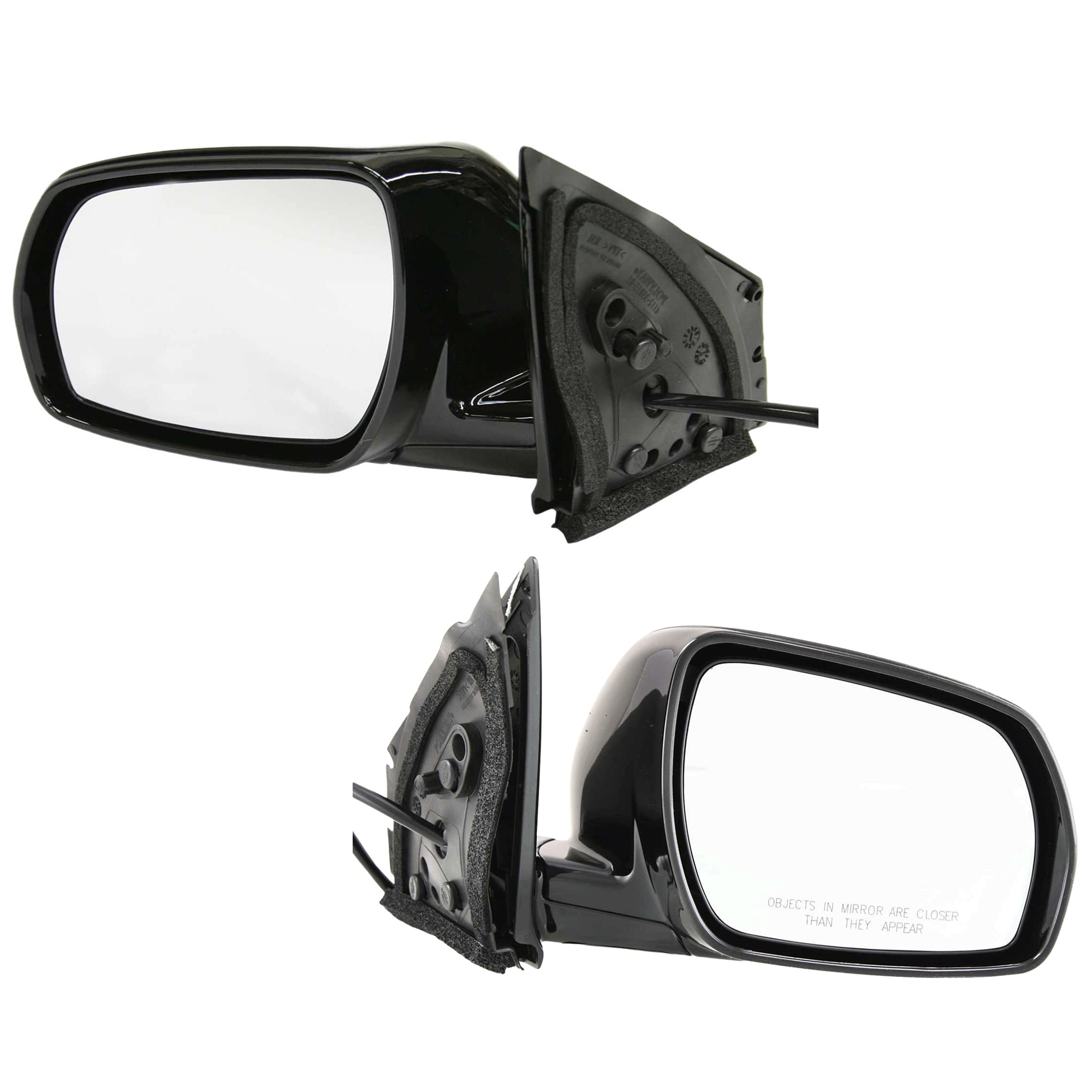 AM MURANO 05-07 MIRROR RH AND LH Power Manual Folding Non Heated Paintable No Memory and Smart Entry System SKU SET JNS61ER Partslink NI1320182 NI1321182 OEM 96301CB800-96302CB800