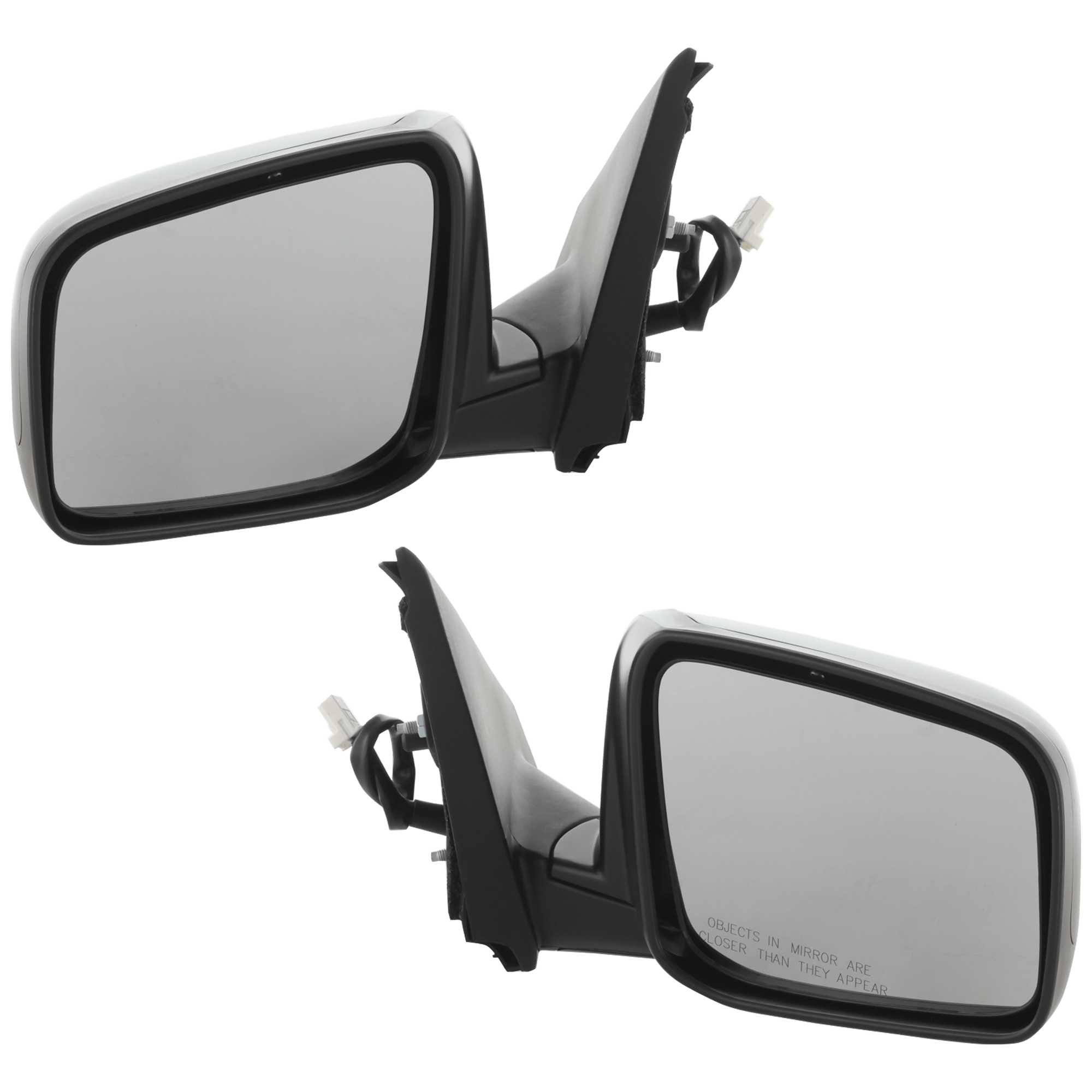 AM ROGUE 08-15 MIRROR RH AND LH Power Manual Folding Heated Textured SKU SET JNS73ER Partslink NI1320199 NI1321199 OEM 96301JM200 PFM 96302JM200 PFM