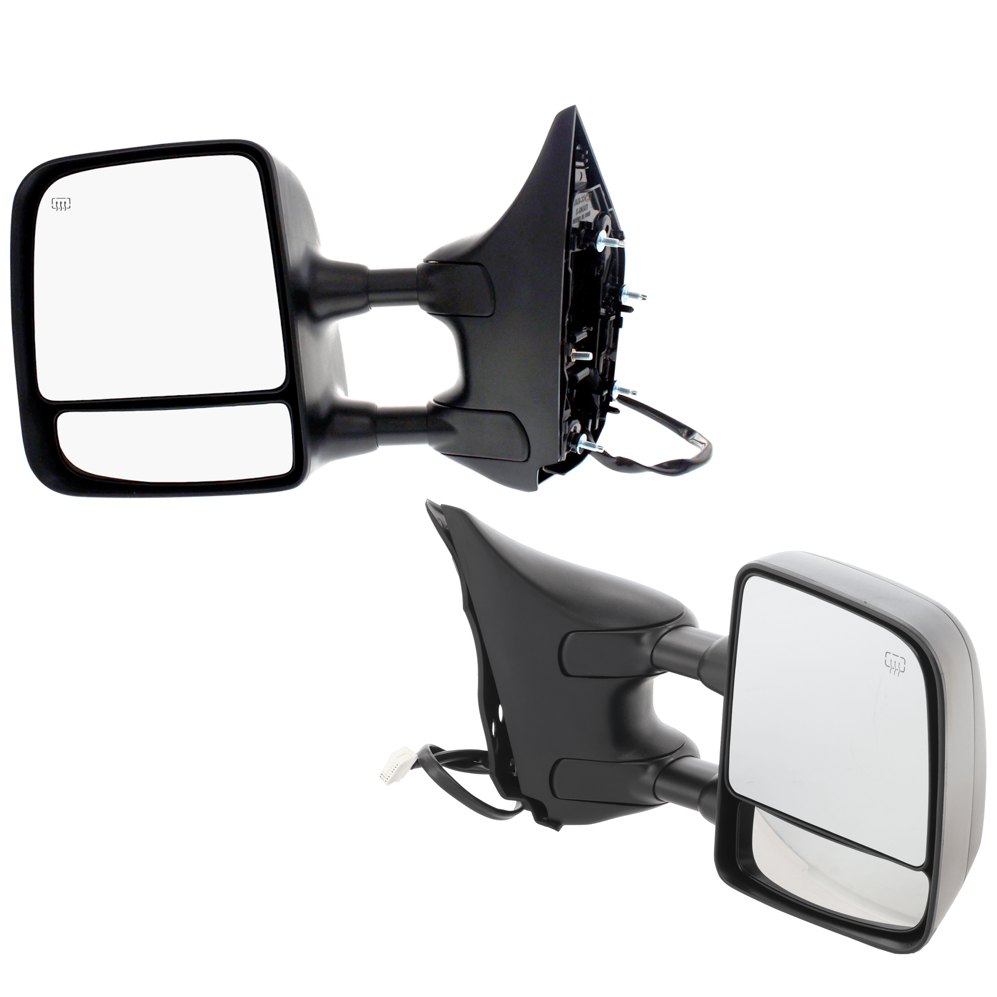 AM TITAN 08-15 TOWING MIRROR RH AND LH Power Manual Folding Heated Textured w Memory PRO 4X Model SKU SET JNS78ER Partslink NI1320205 NI1321205 OEM 96301ZR20E 96302ZR20E