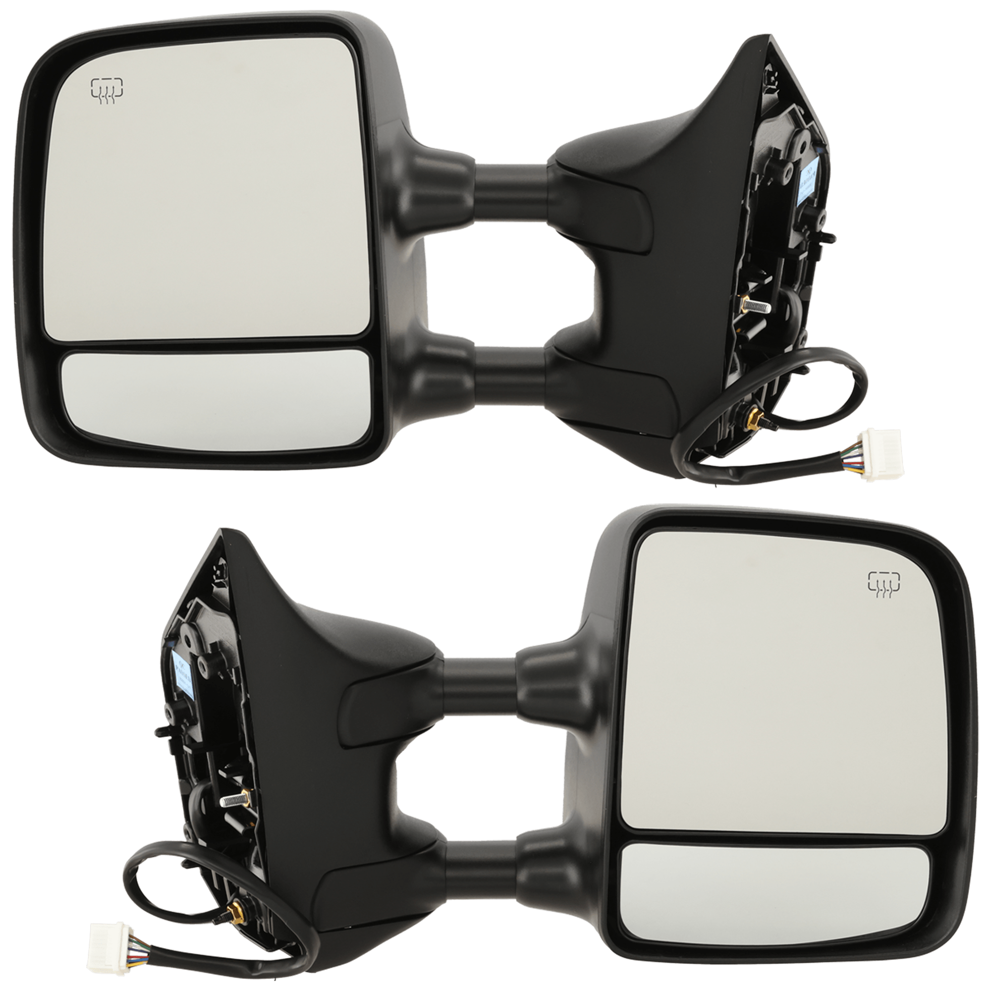 AM TITAN 04-15 TOWING MIRROR RH AND LH Power Manual Folding Heated Chrome LE SL Models SKU SET JNS79CR Partslink NI1320204 NI1321204 OEM 96301ZR30E 96302ZR30E