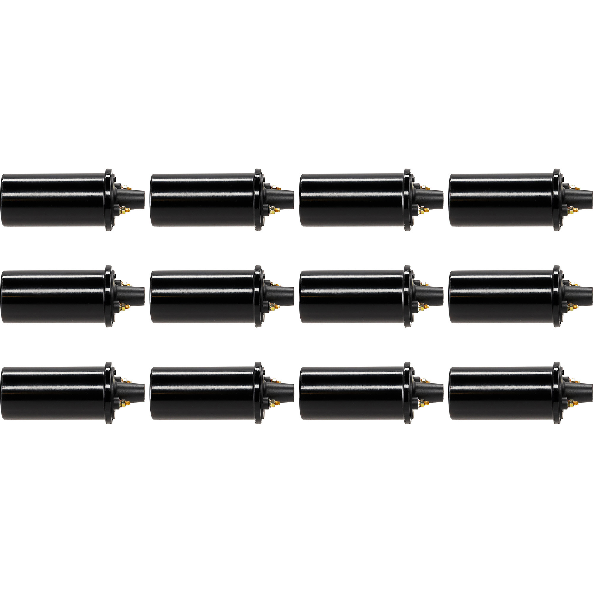 AM RANCH WAGON 52-74-4RUNNER 88-92 IGNITION COIL 12 V Female Connector 2 Female Terminals Screw T Set of 12 SKU SET JO504601-12