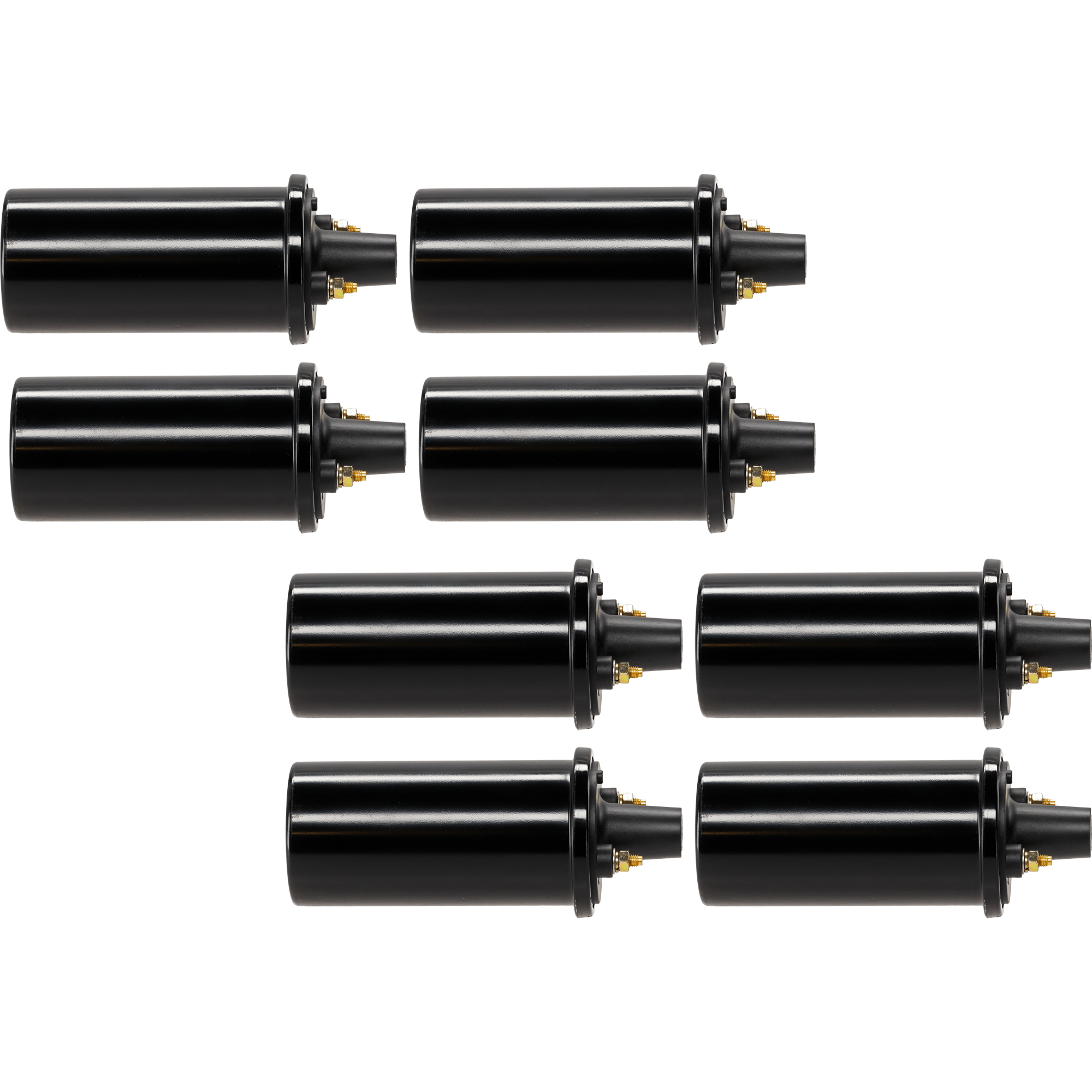 AM RANCH WAGON 52-74-4RUNNER 88-92 IGNITION COIL 12 V Female Connector 2 Female Terminals Screw T Set of 8 SKU SET JO504601-8