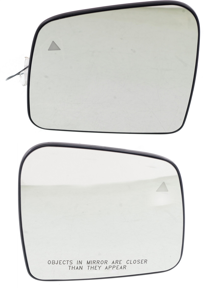 AM GRAND CHEROKEE WK 11-22 MIRROR GLASS RH AND LH Heated w Backer Plate and BSD No Turn Signal Light SKU SET JP02GR OEM 68082638AB 68082639AB