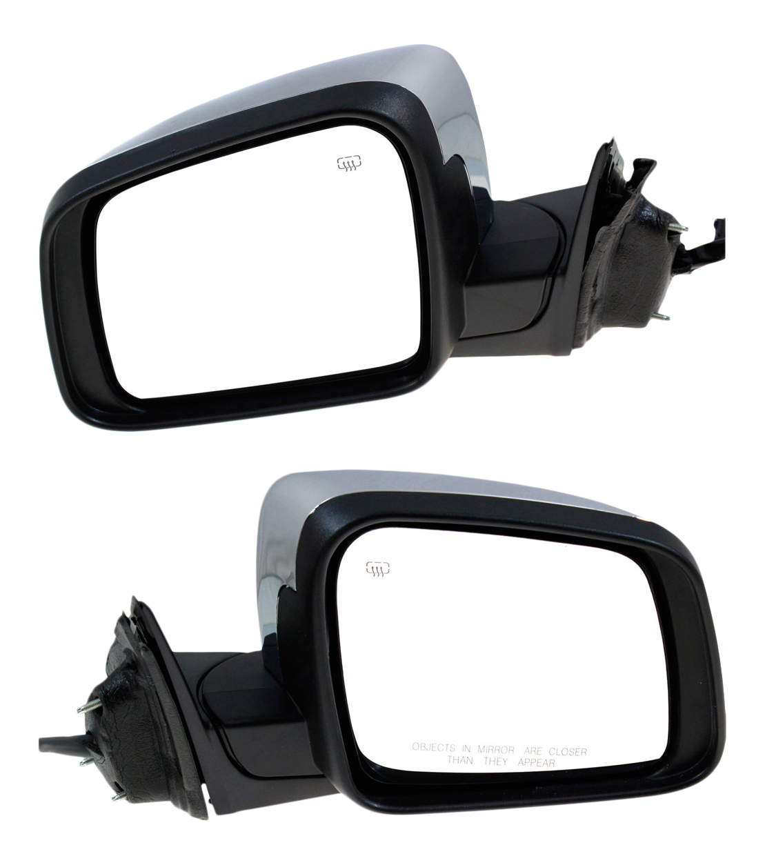 AM GRAND CHEROKEE 14-19 MIRROR RH AND LH Power Power Folding Heated Chrome w Memory Puddle Light and Signal Light No Auto dimming and BSD SKU SET JP03CR S Partslink CH1321414 CH1320414 OEM 68236934AB PFM 68236935AB PFM
