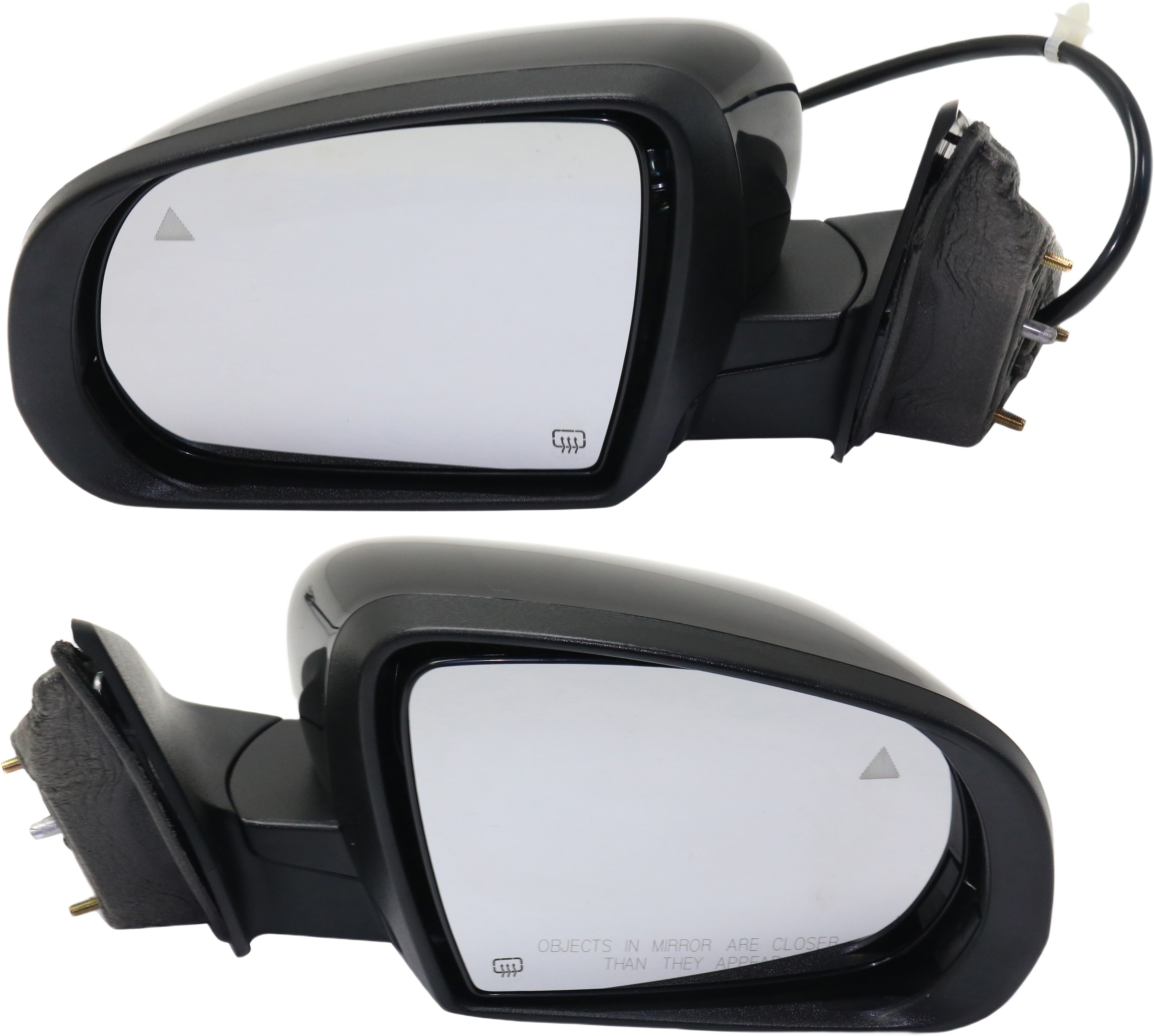 AM CHEROKEE 14-18 MIRROR RH AND LH Power Power Folding Heated Paintable w BSD in Glass and In housing Signal Light No Auto dimming and Memory SKU SET JP08ER S Partslink CH1320430 CH1321430 OEM 1VF50TZZAD 1VF51TZZAD