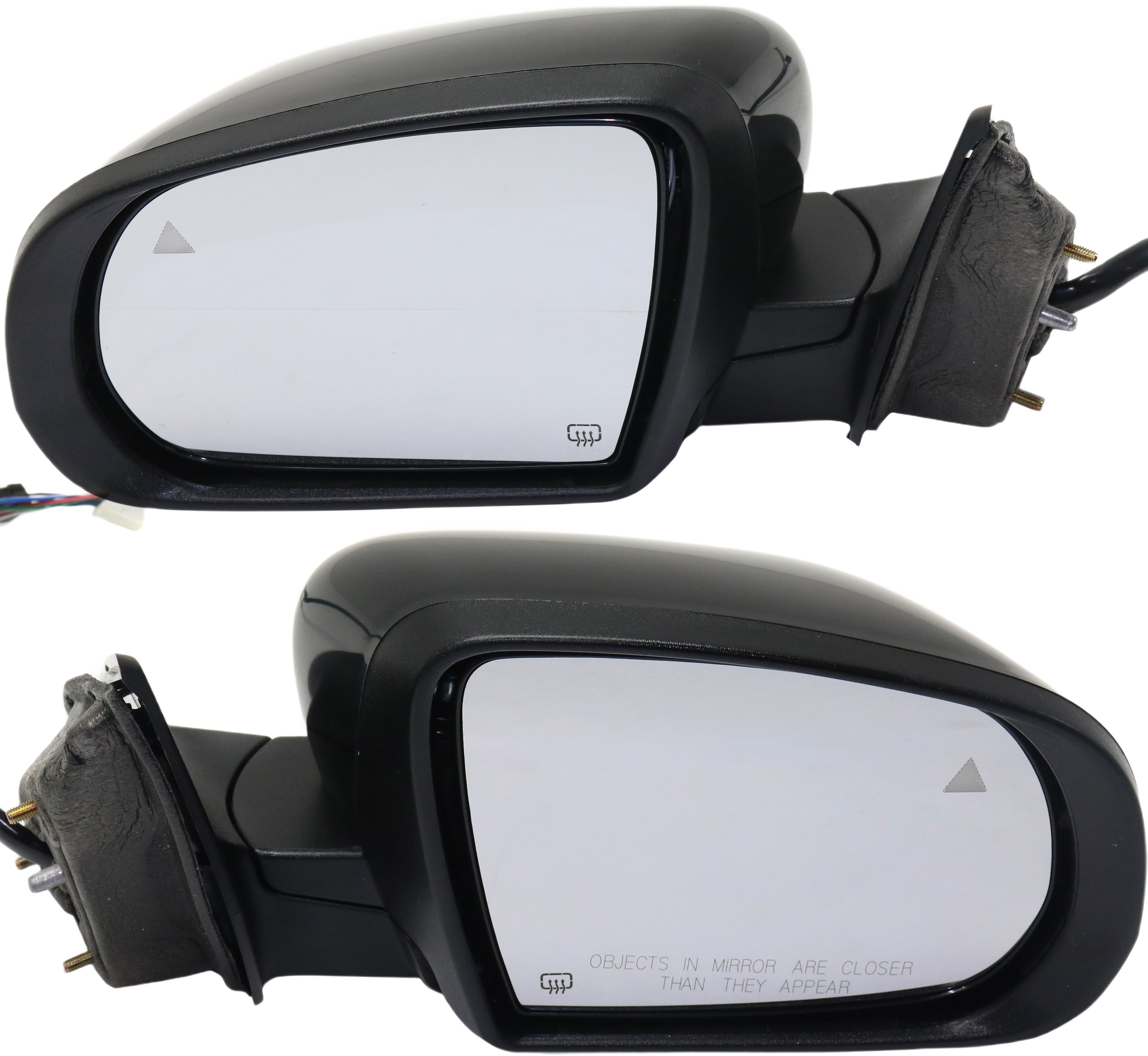AM CHEROKEE 14-18 MIRROR RH AND LH Power Manual Folding Heated Paintable w BSD in Glass In housing Signal Light and Memory No Auto dimming SKU SET JP13ER S Partslink CH1320429 CH1321429 OEM 1VF40TZZAD 1VF41TZZAD