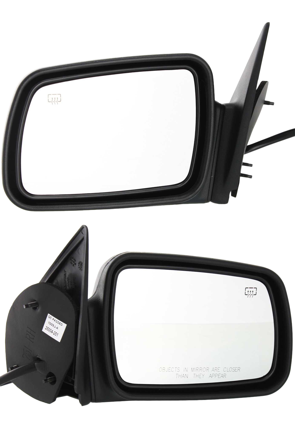 AM GRAND CHEROKEE 96-98 MIRROR RH AND LH Power Manual Folding Heated Textured No Memory SKU SET JP23ER Partslink CH1320144 CH1321144 OEM 55154802-55154803
