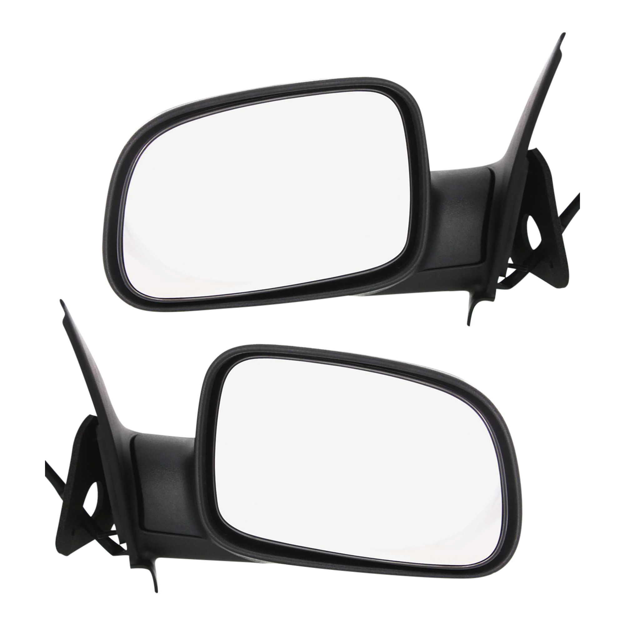 AM GRAND CHEROKEE 99-04 MIRROR RH AND LH Power Manual Folding Non Heated Textured GTN 3 Pin Plug SKU SET JP24ER Partslink CH1320184 CH1321184 OEM 55155446AE 55155447AD
