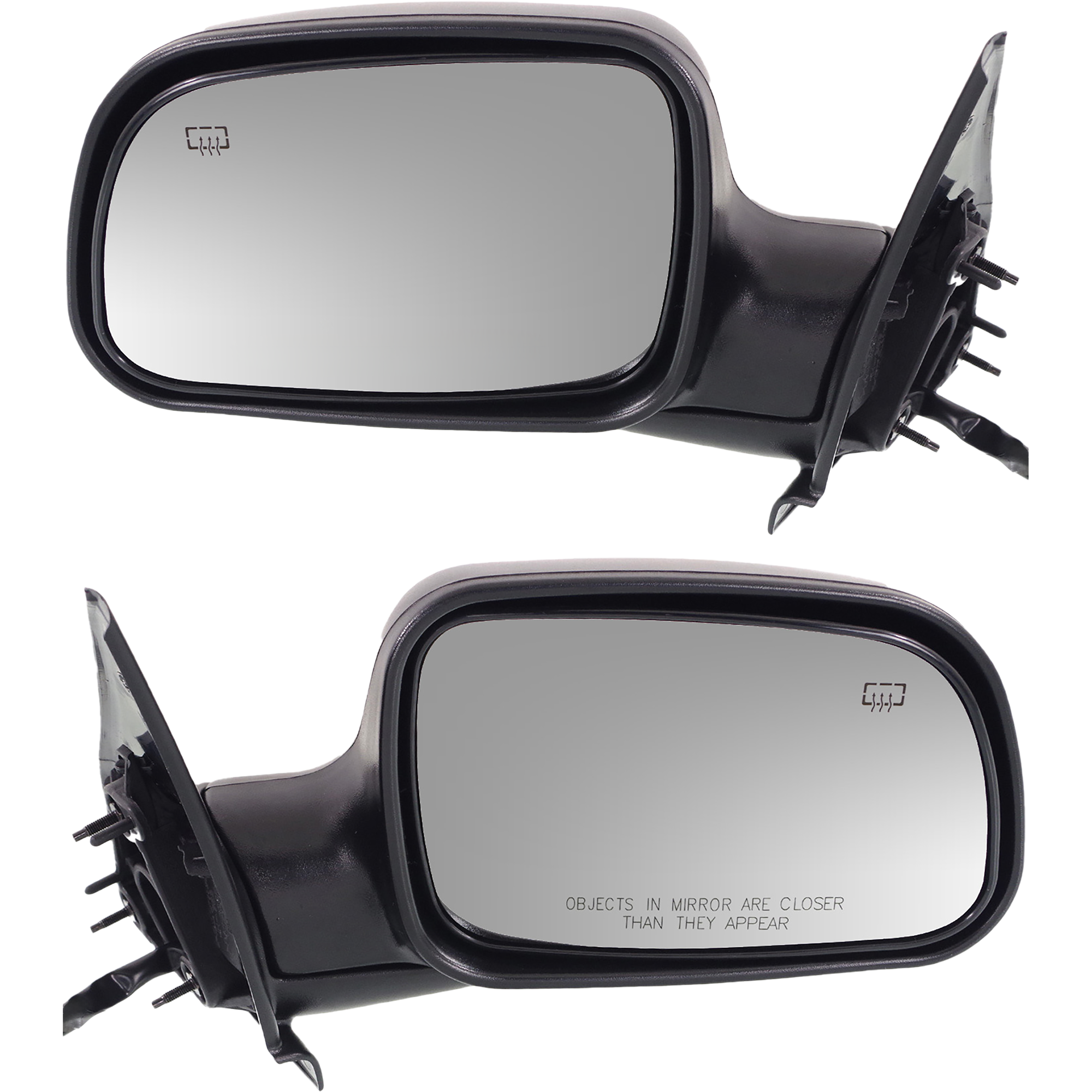 AM GRAND CHEROKEE 99-04 MIRROR RH AND LH Power Manual Folding Heated Textured No Memory 5 Pin Plug SKU SET JP25ER Partslink CH1320169 CH1321169 OEM 55155233AE 55156880AA