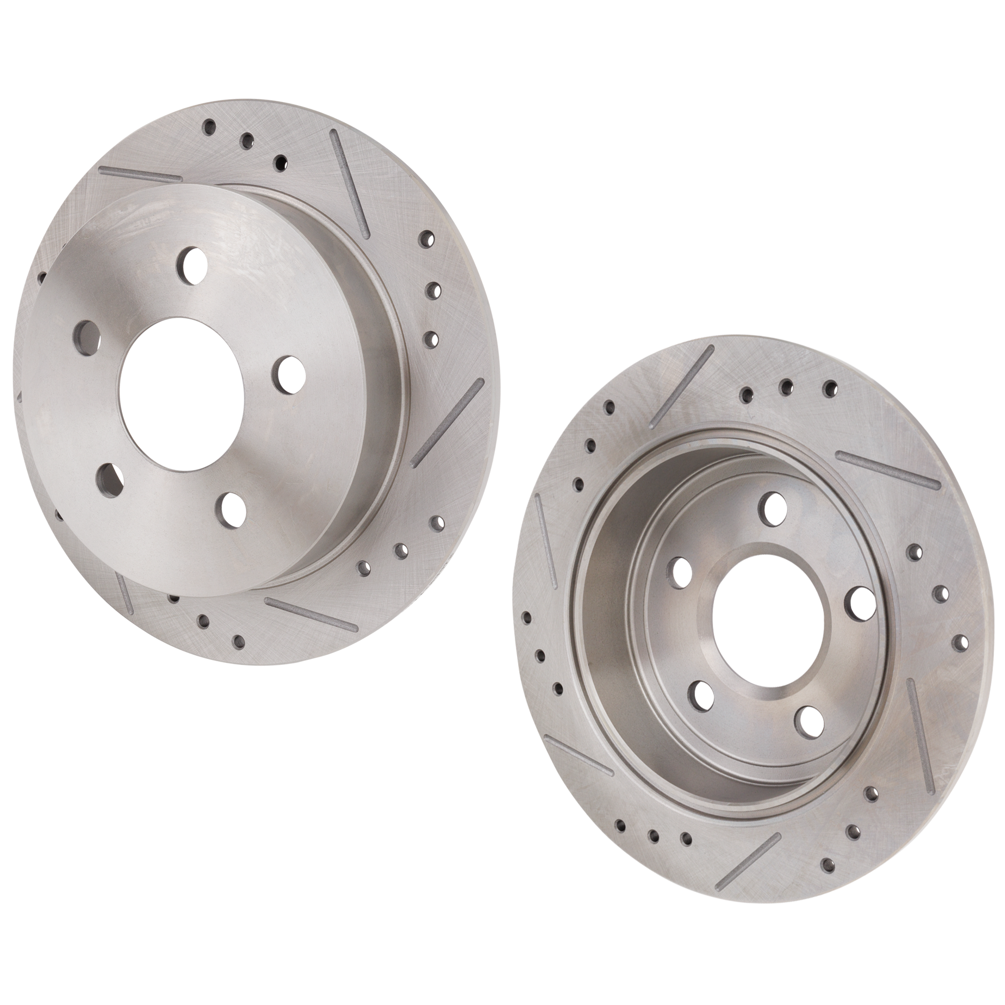 AM CENTURY 04-05 REGAL 97-04 REAR BRAKE DISC RH AND LH Cross drilled and Slotted SKU SET JP27110015DRS2 OEM 19854-55039-56629-65920-101706
