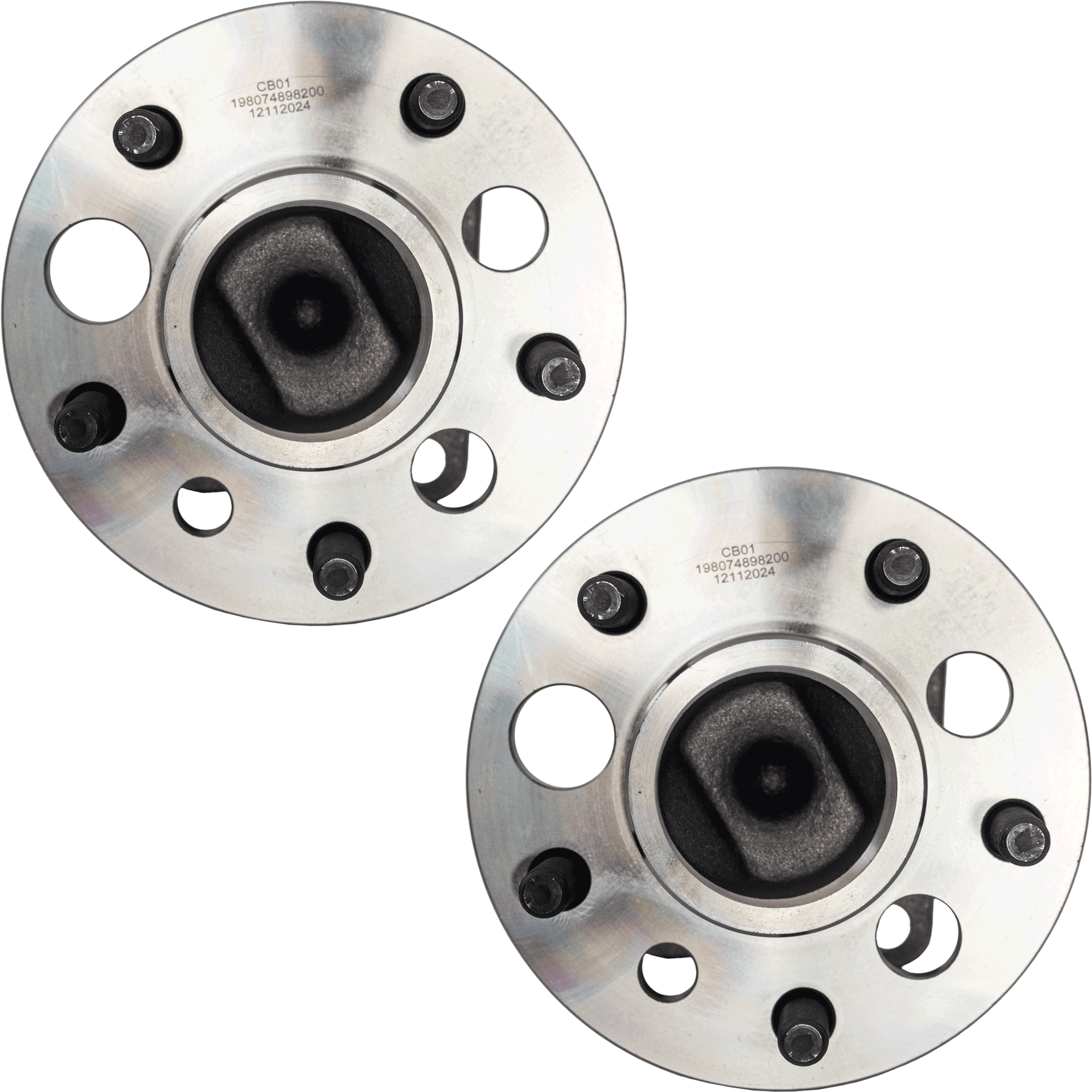 AM IMPALA 00-08 REAR HUB ASSEMBLY RH AND LH 5 Studs 5 x 115 mm Bolt Pattern Rectangular Bearing Module SKU SET JP283704-2