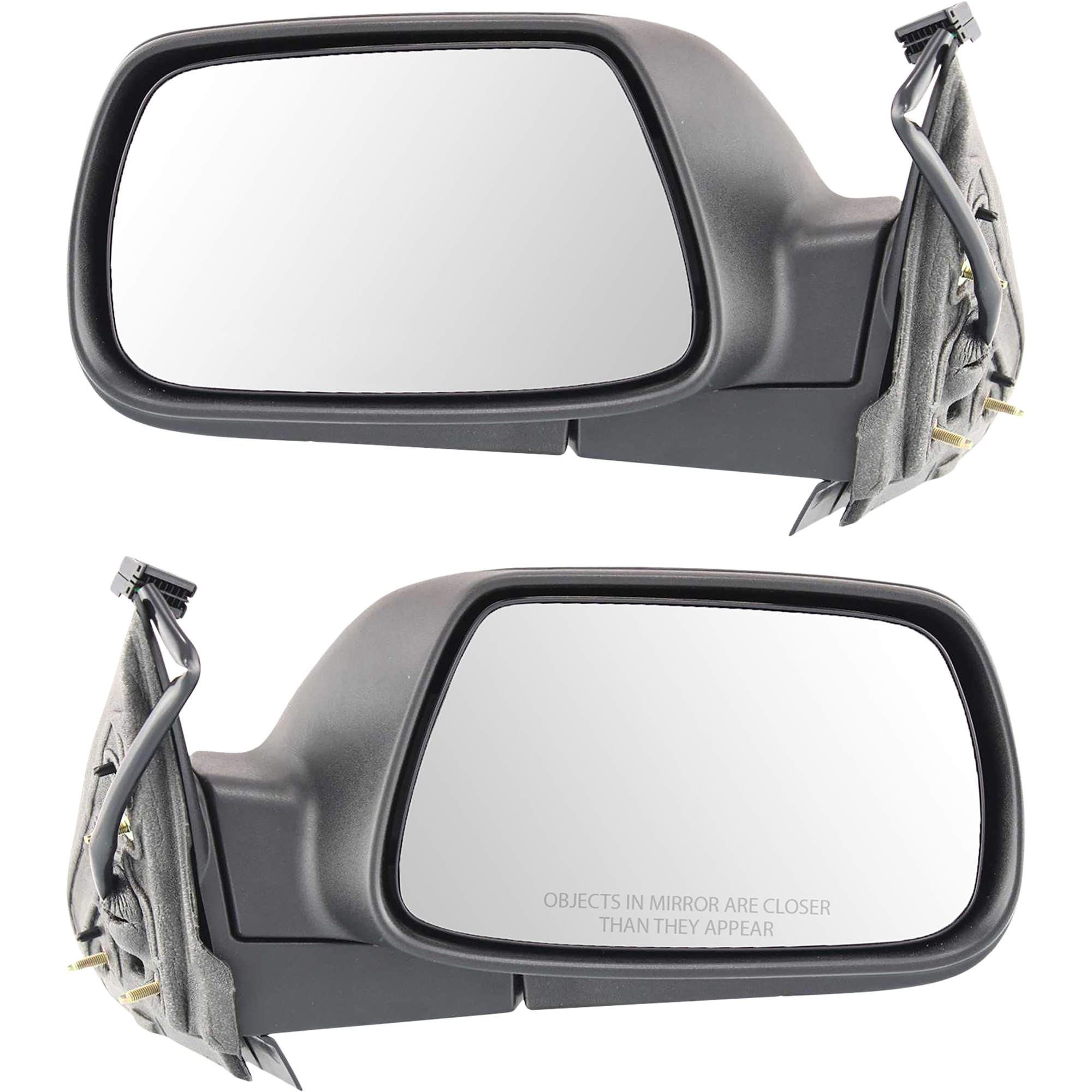 AM GRAND CHEROKEE 05-10 MIRROR RH AND LH Power Manual Folding Non Heated Textured No Memory SKU SET JP30ER Partslink CH1320244 CH1321244 OEM 55156454AE 55156455AE