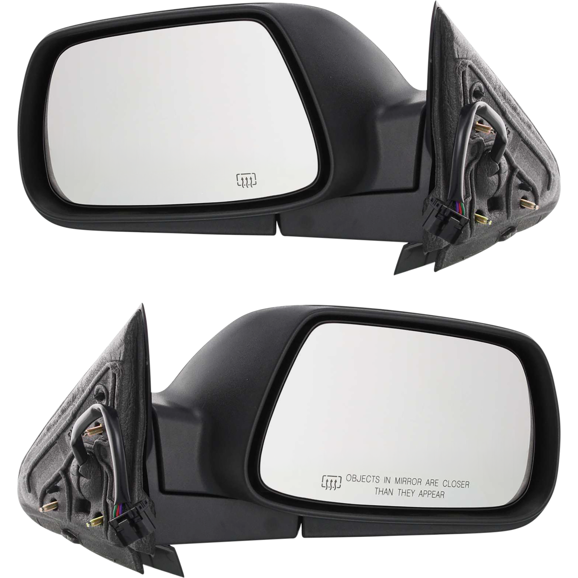 AM GRAND CHEROKEE 05-10 MIRROR RH AND LH Power Manual Folding Heated Textured No Memory SKU SET JP31ER Partslink CH1320246 CH1321246 OEM 55156452AF 55156453AE