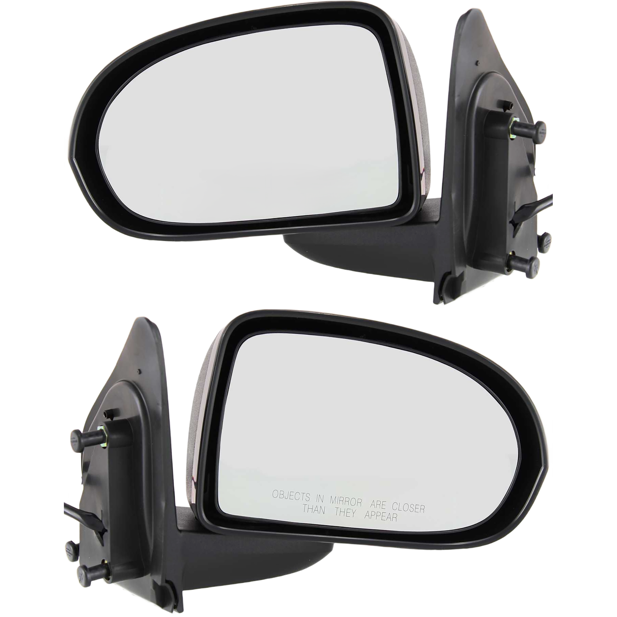 AM COMPASS 07-13 MIRROR RH AND LH Power Manual Folding Non Heated Textured SKU SET JP32ER Partslink CH1320263 CH1321263 OEM 5115042AG 5115043AG