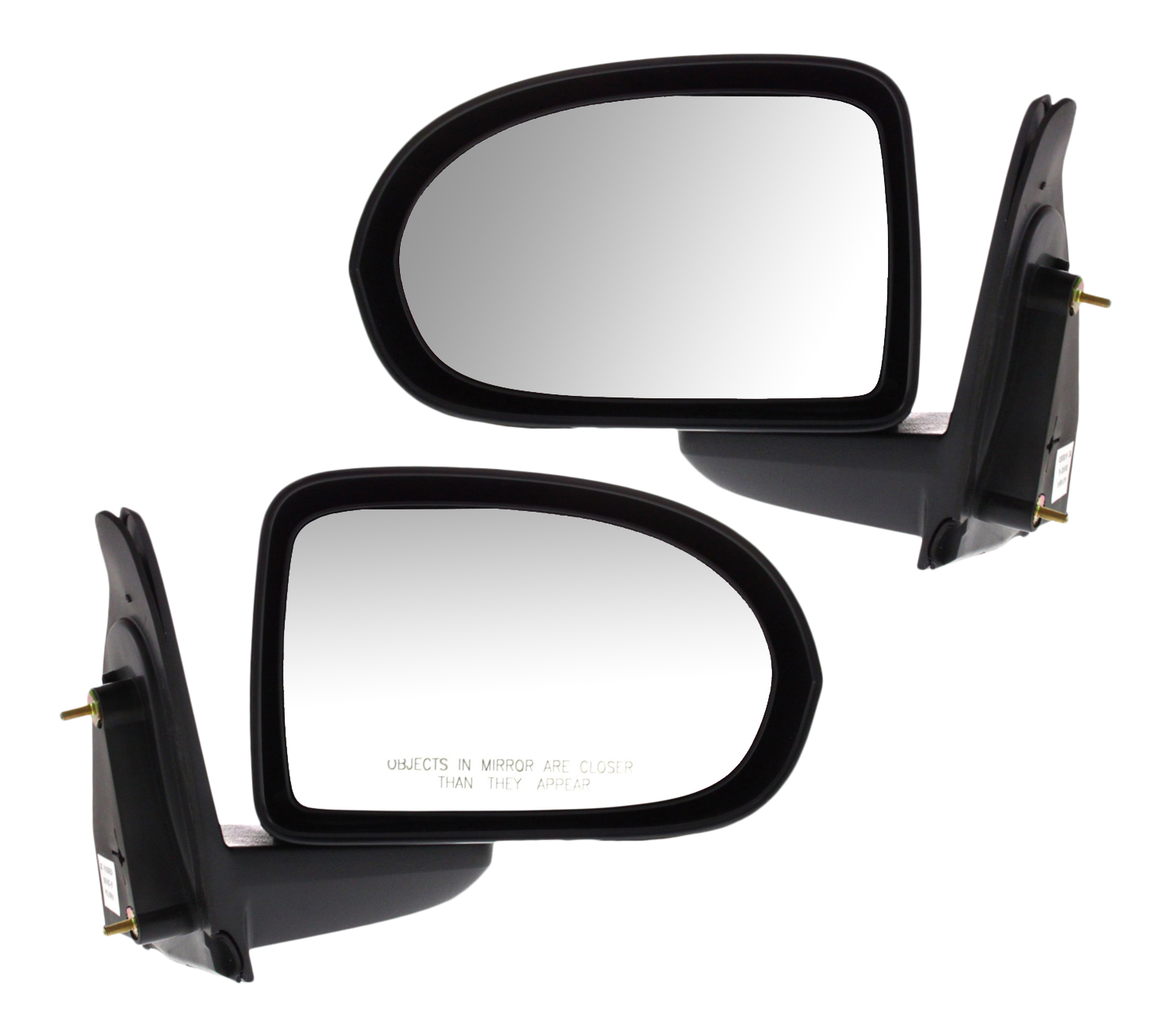 AM COMPASS 07-17 MIRROR RH AND LH Manual Adjust Manual Folding Non Heated Textured SKU SET JP32R Partslink CH1320266 CH1321266 OEM 5115040AK 5115041AK 5115041AJ