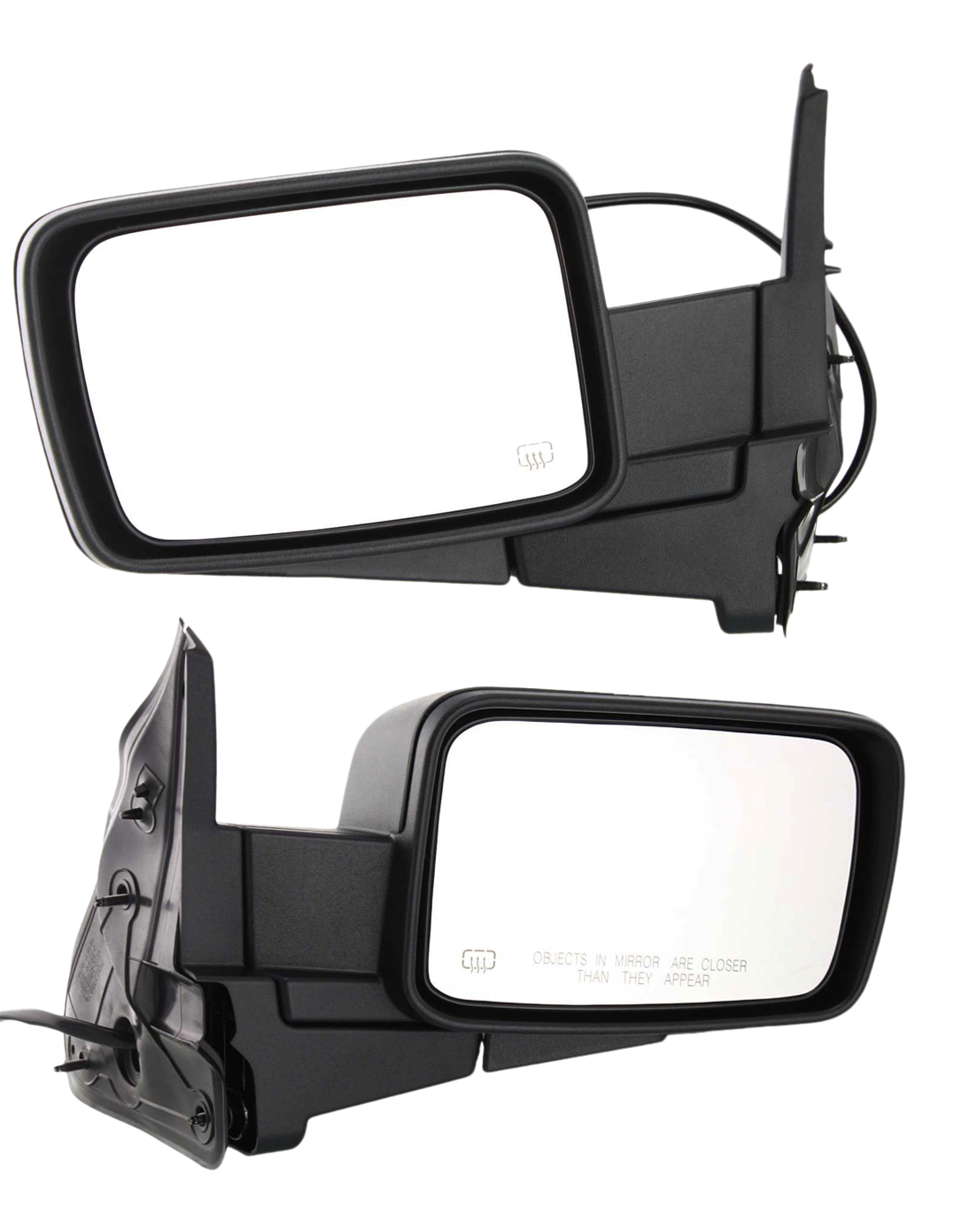AM COMMANDER 06-10 MIRROR RH AND LH Power Manual Folding Heated Paintable No Auto dimming BSD Memory and Signal Light SKU SET JP34ER Partslink CH1320267 CH1321267 OEM 55396636AD 55396637AD