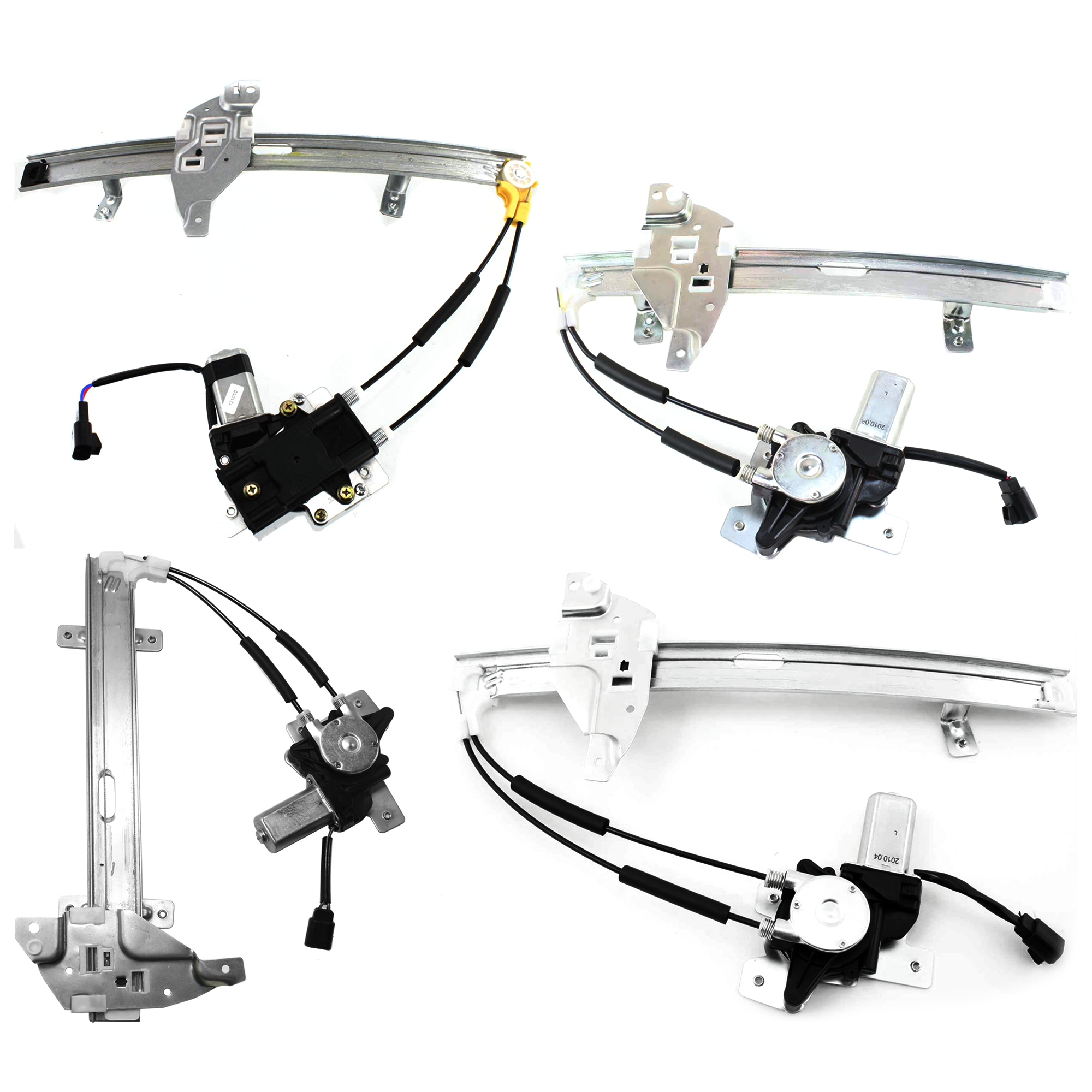 AM GRAND PRIX 97-03 FRONT AND REAR WINDOW REGULATOR RH AND LH Power w Motor Sedan SKU SET JP462905-4 Partslink GM1350123 GM1351123 GM1550102 GM1551102 OEM 10315137-10315138-10321731-103