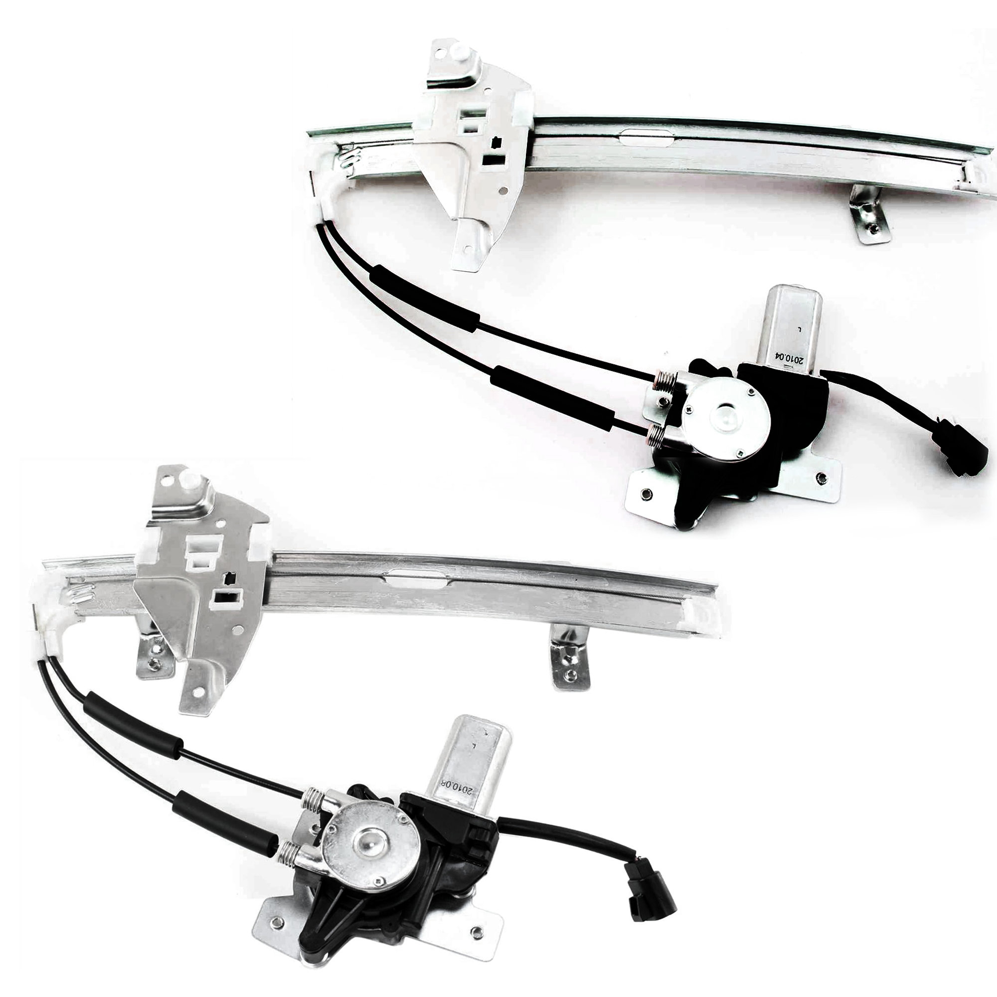 AM GRAND PRIX 97-03 FRONT AND REAR WINDOW REGULATOR LH Power w Motor SKU SET JP462906-2L Partslink GM1350123 GM1550102 OEM 10315138-10321732