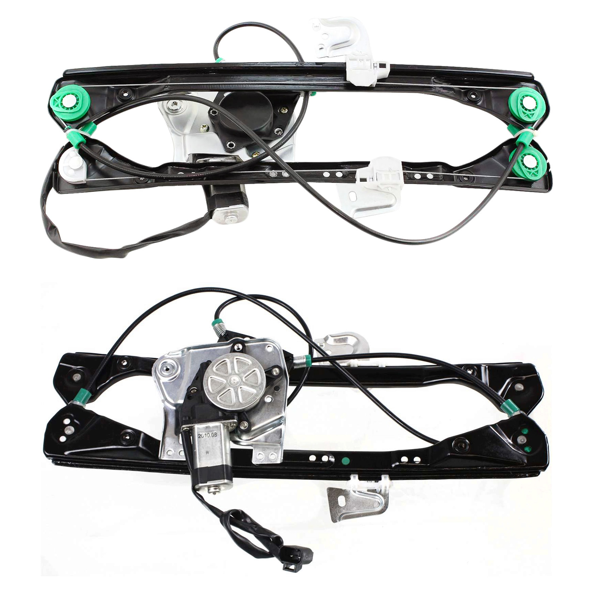 AM ALERO 99-04 GRAND AM 99-05 FRONT WINDOW REGULATOR RH AND LH Power w Motor Coupe SKU SET JP462907 Partslink GM1350126 GM1351126 OEM 22702141-22702142