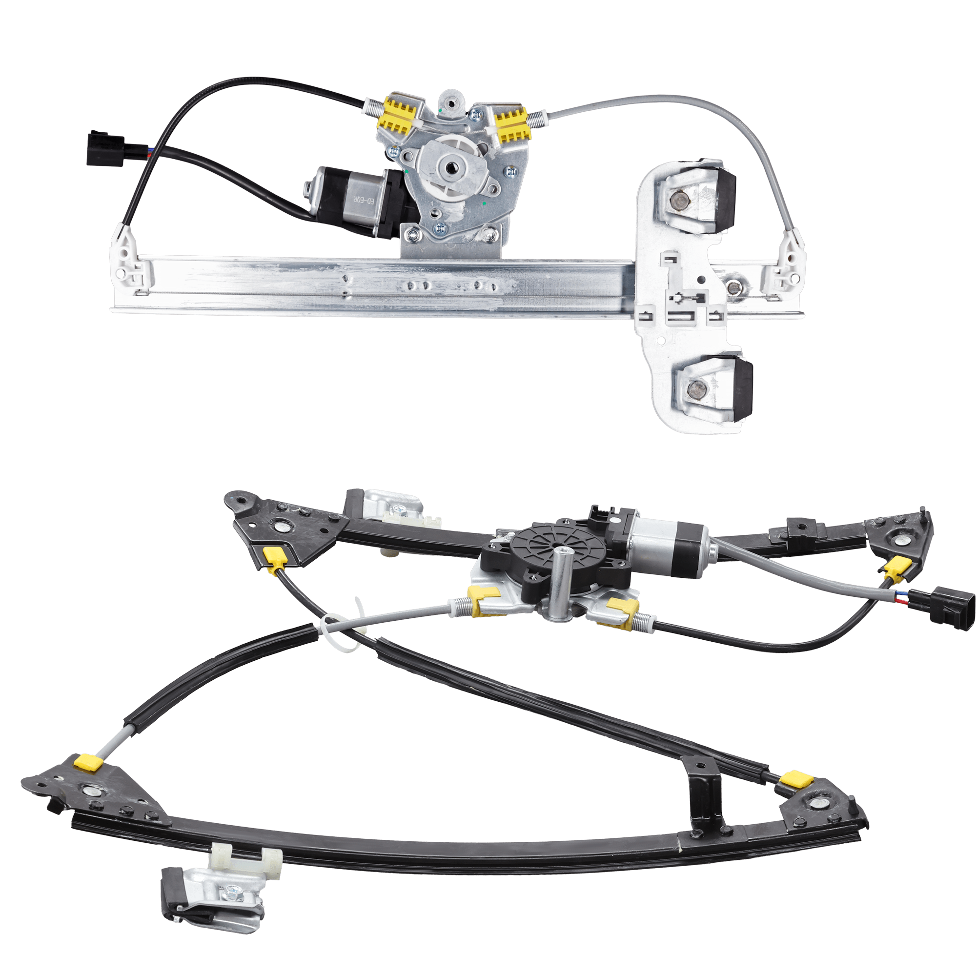 AM GRAND PRIX 04-08 FRONT AND REAR WINDOW REGULATOR LH Power w Motor SKU SET JP462910 Partslink GM1350152 GM1550135 OEM 15869655-15934641