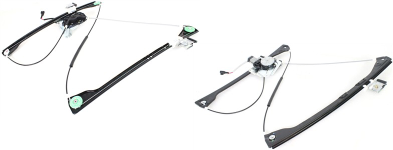 AM AZTEK 01-05 RENDEZVOUS 02-07 FRONT WINDOW REGULATOR RH AND LH Power With Motor SKU SET JP462913 OEM WLR3014-11A405-384131-82269 RE