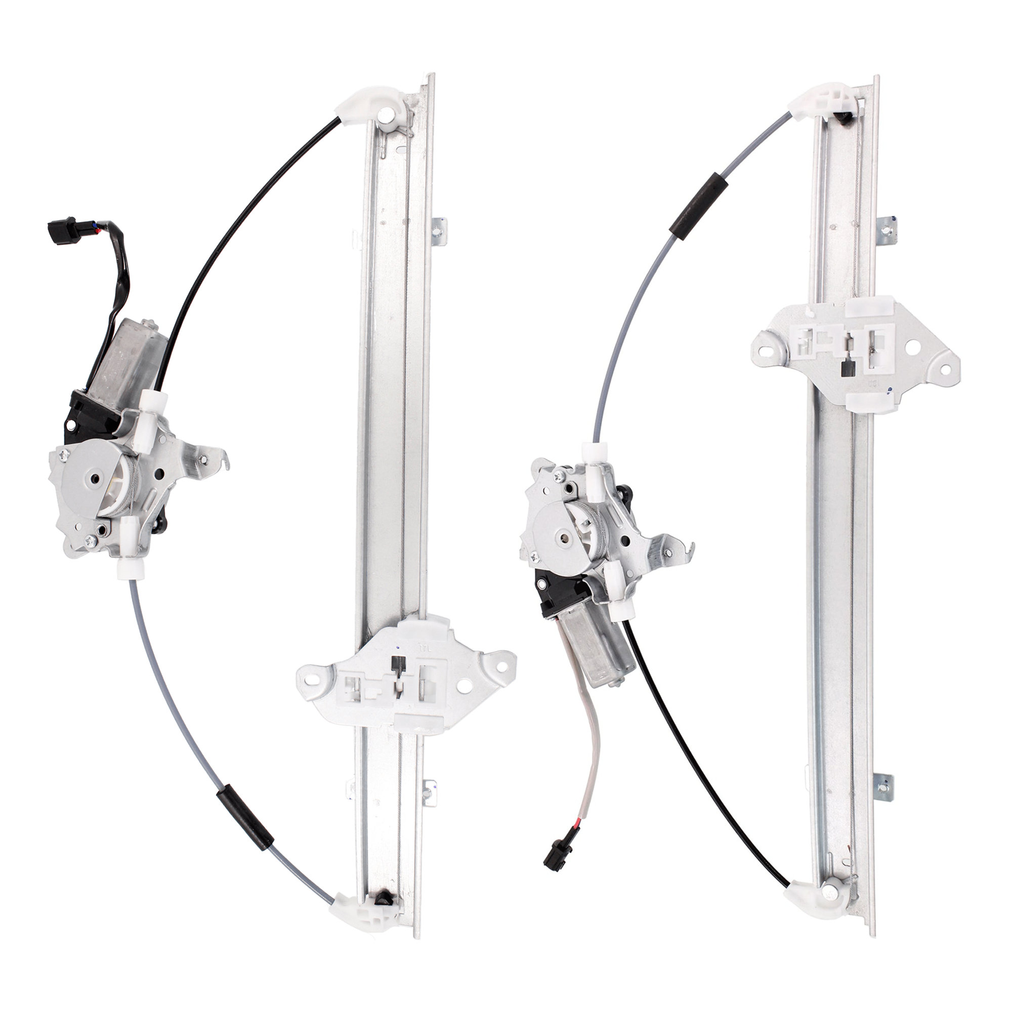 AM FRONTIER 05-21 XTERRA 05-15 FRONT WINDOW REGULATOR RH and LH Power w Motor SKU SET JP462915 Partslink NI1350129 NI1351129 OEM 80720EA000 PFM 80721EA000 PFM