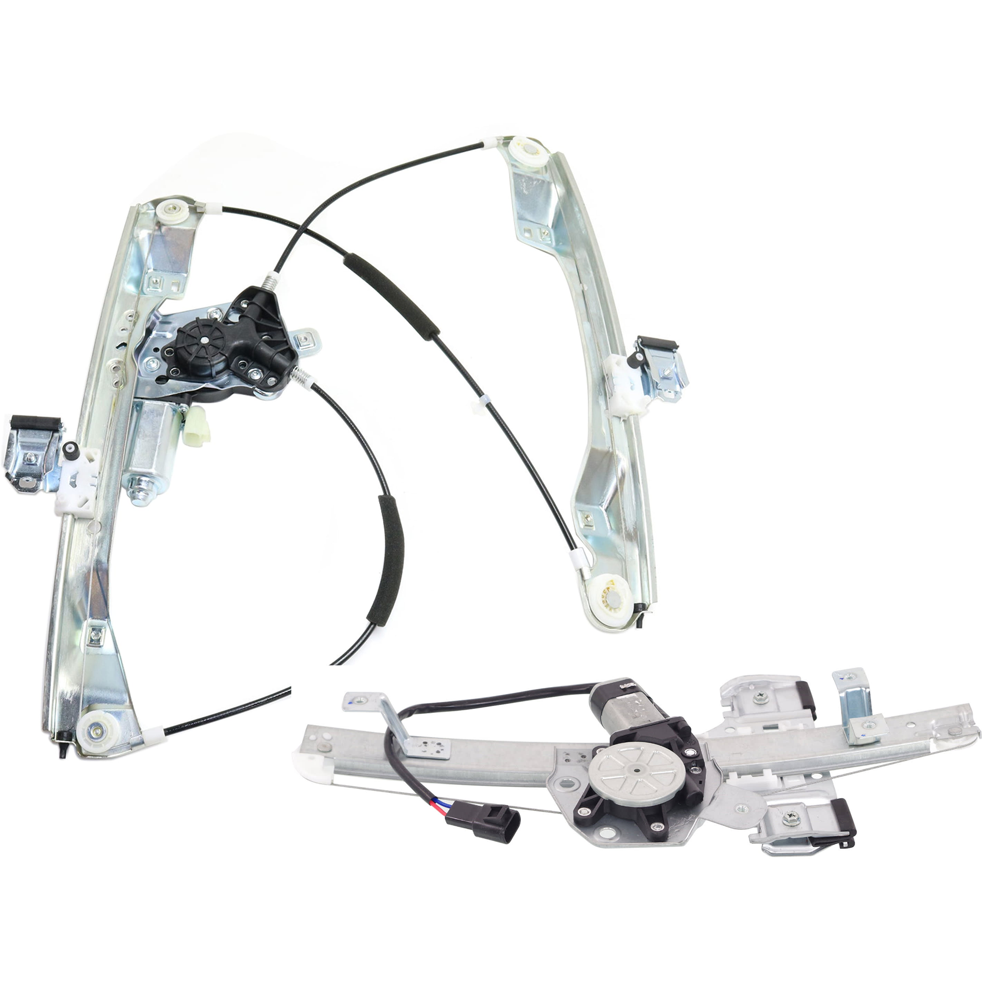 AM CAPRICE 11-13 G8-08-09 FRONT AND REAR WINDOW REGULATOR LH Power w Motor SKU SET JP462928-2L Partslink GM1350216 GM1550147 OEM 92263045-92195914-92420927