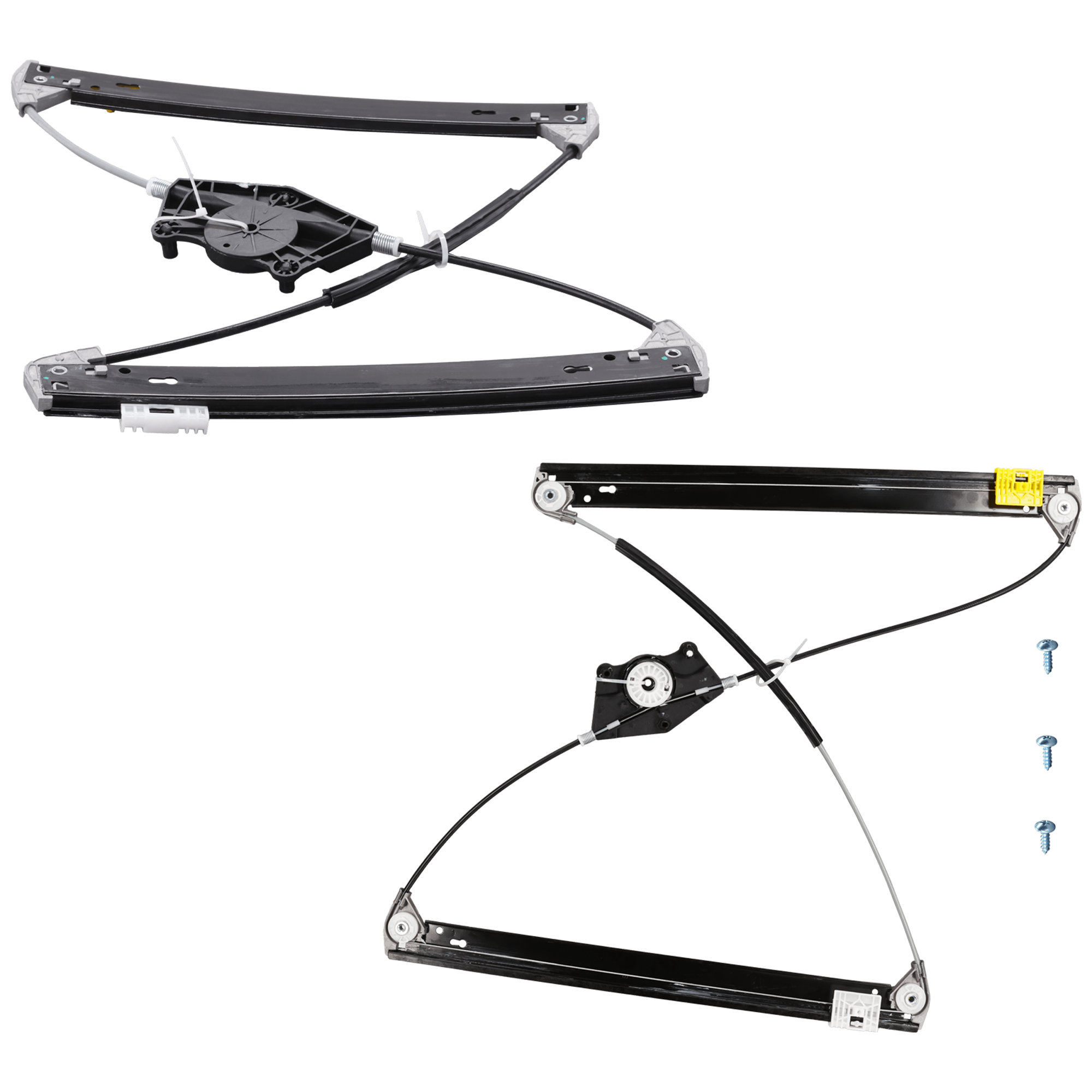 AM CAYENNE 03-10 TOUAREG 04-10 FRONT AND REAR WINDOW REGULATOR RH Power w o Motor SKU SET JP491707 A OEM 95553346203-7L0839462-95554246