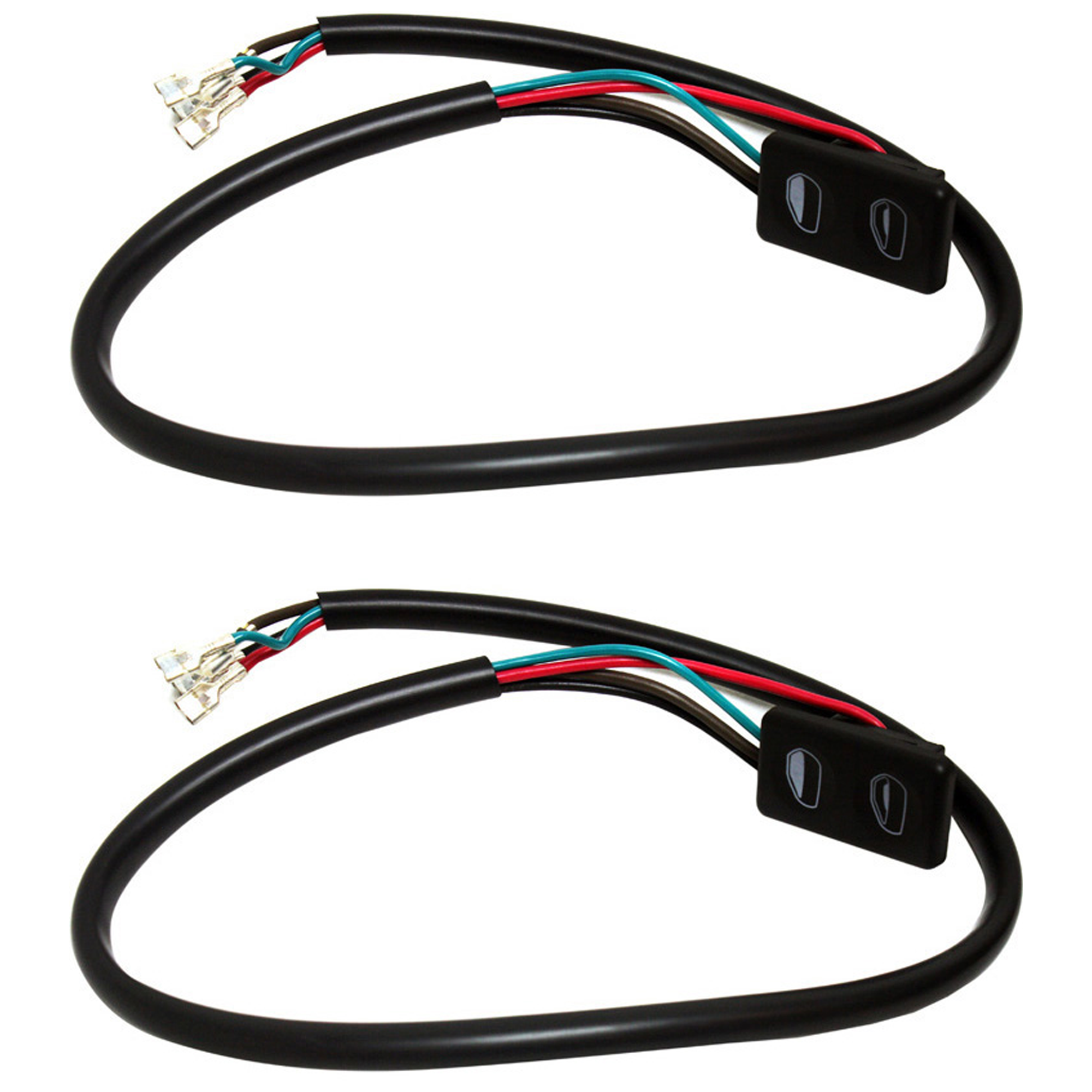 AM PORSCHE 928-78-89 FRONT WINDOW SWITCH RH AND LH SKU SET JP505207-2 OEM 92861312305 URO004331