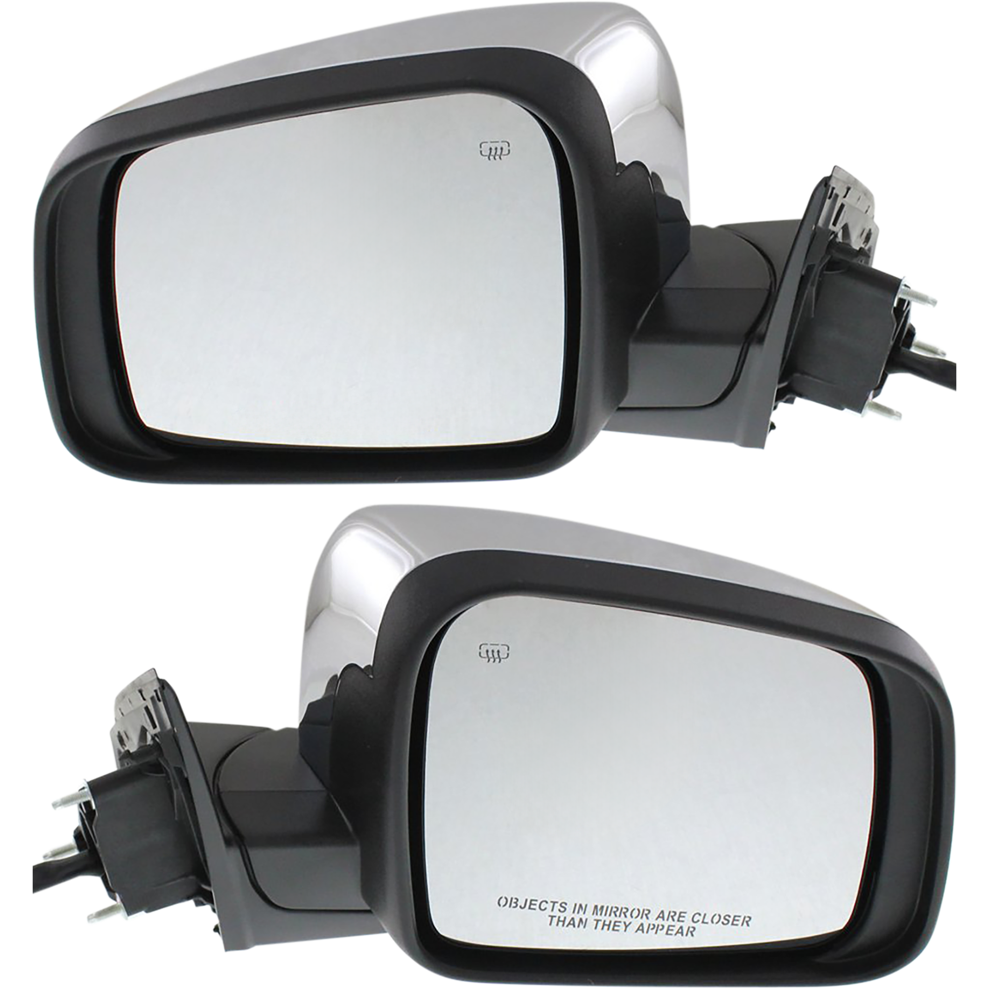 AM GRAND CHEROKEE 11-16 MIRROR RH AND LH Power Manual Folding Heated Chrome w Memory and Signal Light No Auto dimming BSD and Puddle Light Exc. SRT SRT 8 Summit Models SKU SET JP53ER S Partslink CH1320358 CH1321358 OEM 57010704AJ 57010704AM 68257941