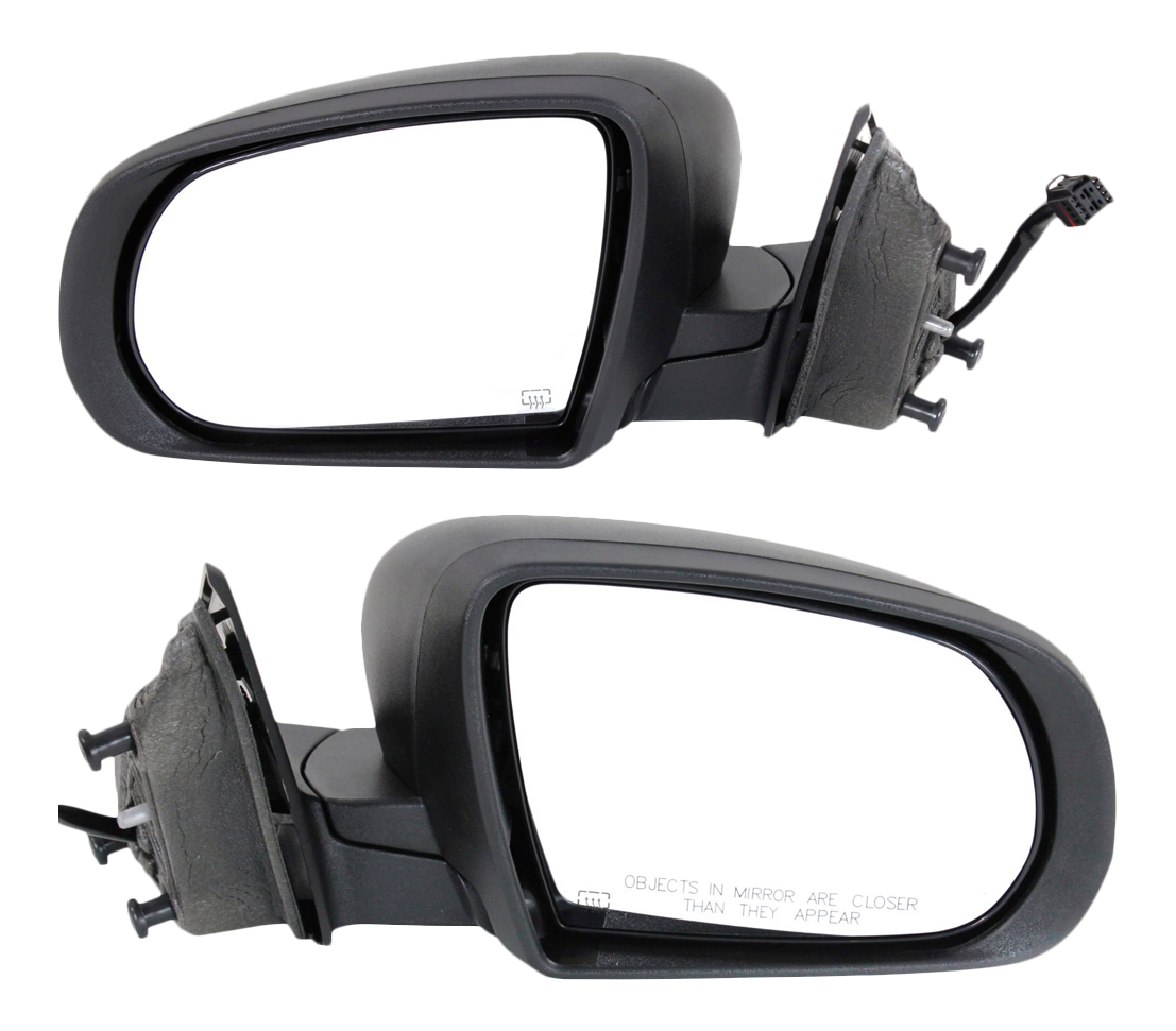 AM CHEROKEE 14-18 MIRROR RH AND LH Power Manual Folding Heated Textured No Auto dimming BSD Memory and Signal Light SKU SET JP60ER Partslink CH1320373 CH1321373 OEM 68164060AD 68164061AD