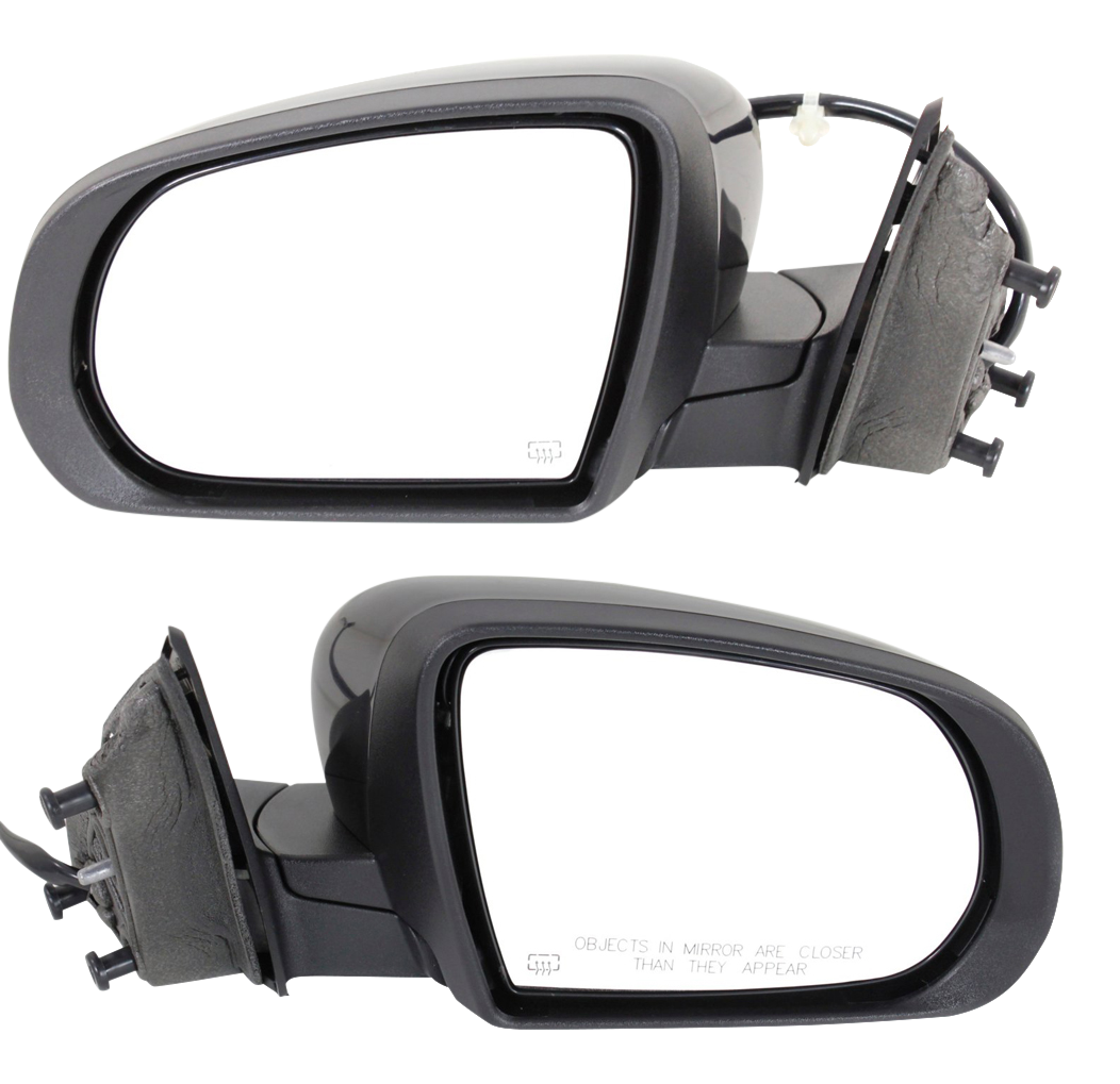 AM CHEROKEE 14-23 MIRROR RH AND LH Power Glass Manual Folding Heated No Auto dimming No Blind Spot Feature In housing Signal Light w memory Non Towing Paintable SKU SET JP62ER S Partslink CH1320375 CH1321375 OEM 1UV68TZZAD 68228914AA 1UV69TZZ