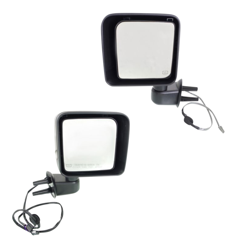 AM WRANGLER 14-14 MIRROR RH AND LH Power Manual Folding Heated Paintable SKU SET JP67ER Partslink CH1320392 CH1321392 OEM 5SJ43DX8AA 5SJ44DX8AA