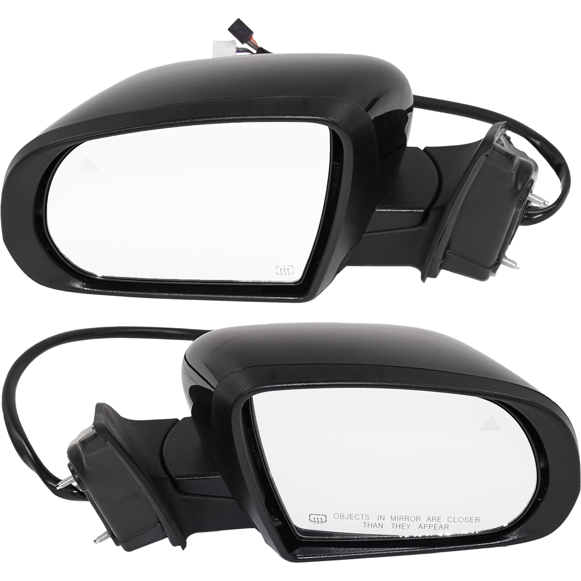 AM CHEROKEE 14-18 MIRROR RH AND LH Power Manual Folding Heated Paintable w Auto Dimming BSD in Glass and In housing Signal Light No Memory SKU SET JP71ER S T OEM 1UV66TZZAD PFM 1UV67TZZAD PFM