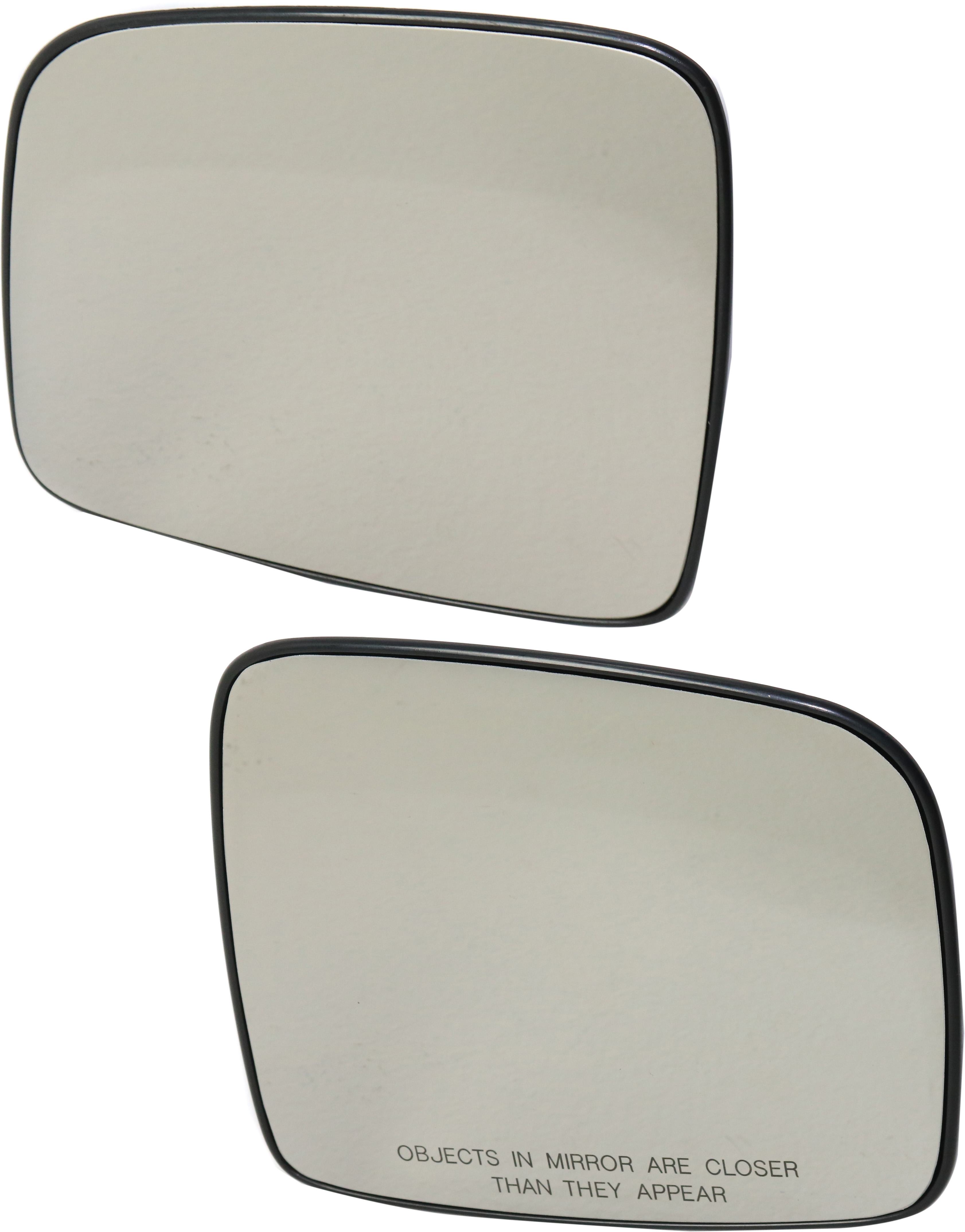 AM LIBERTY 02-07 MIRROR GLASS RH AND LH Non Heated w Backing Plate SKU SET JP79GR Partslink CH1325168 CH1324168 OEM 5083982AA 5083983AA