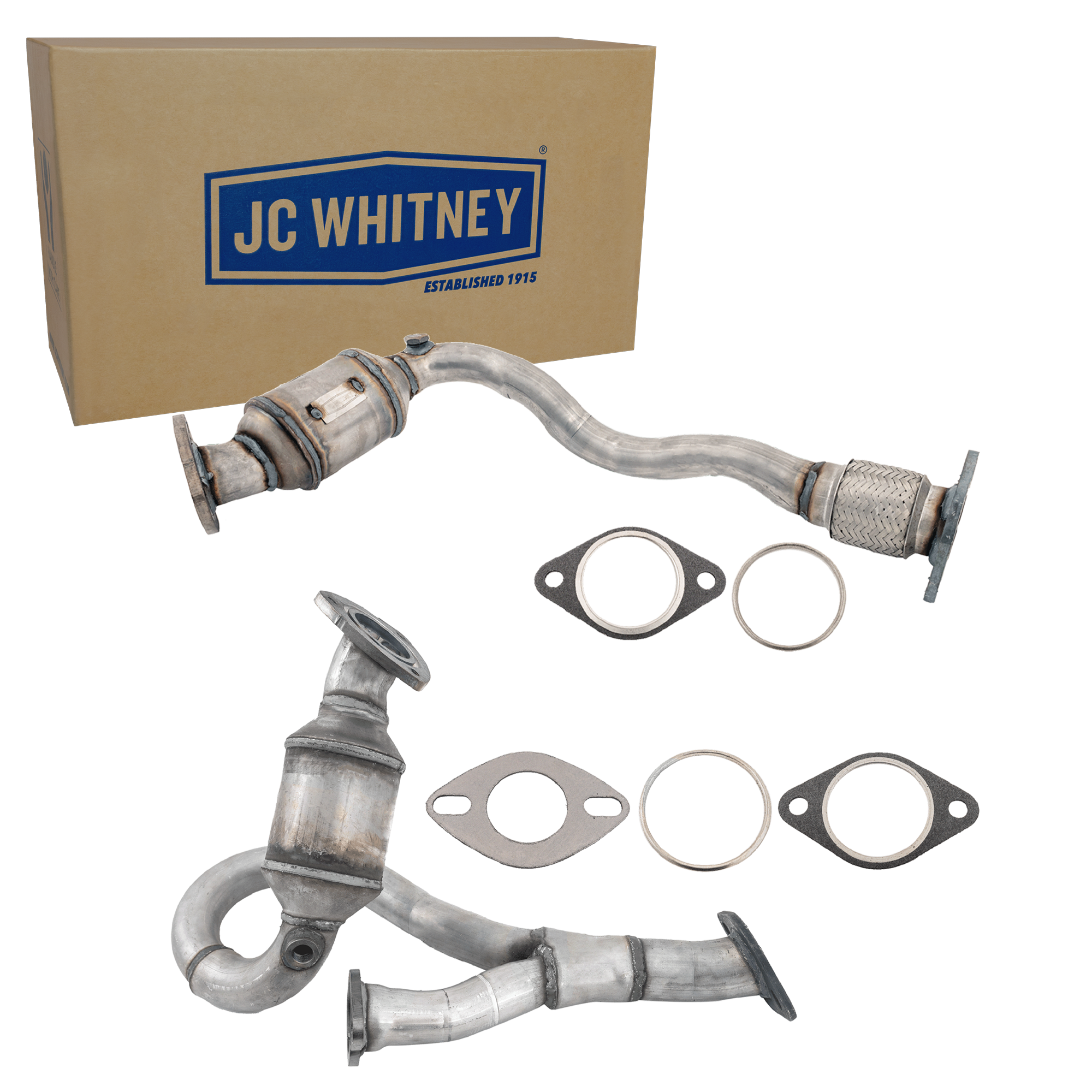 AM AURA G6-07-09 MALIBU 08-12 CATALYTIC CONVERTER Set of 2 Firewall and Radiator Side SKU SET JP960303