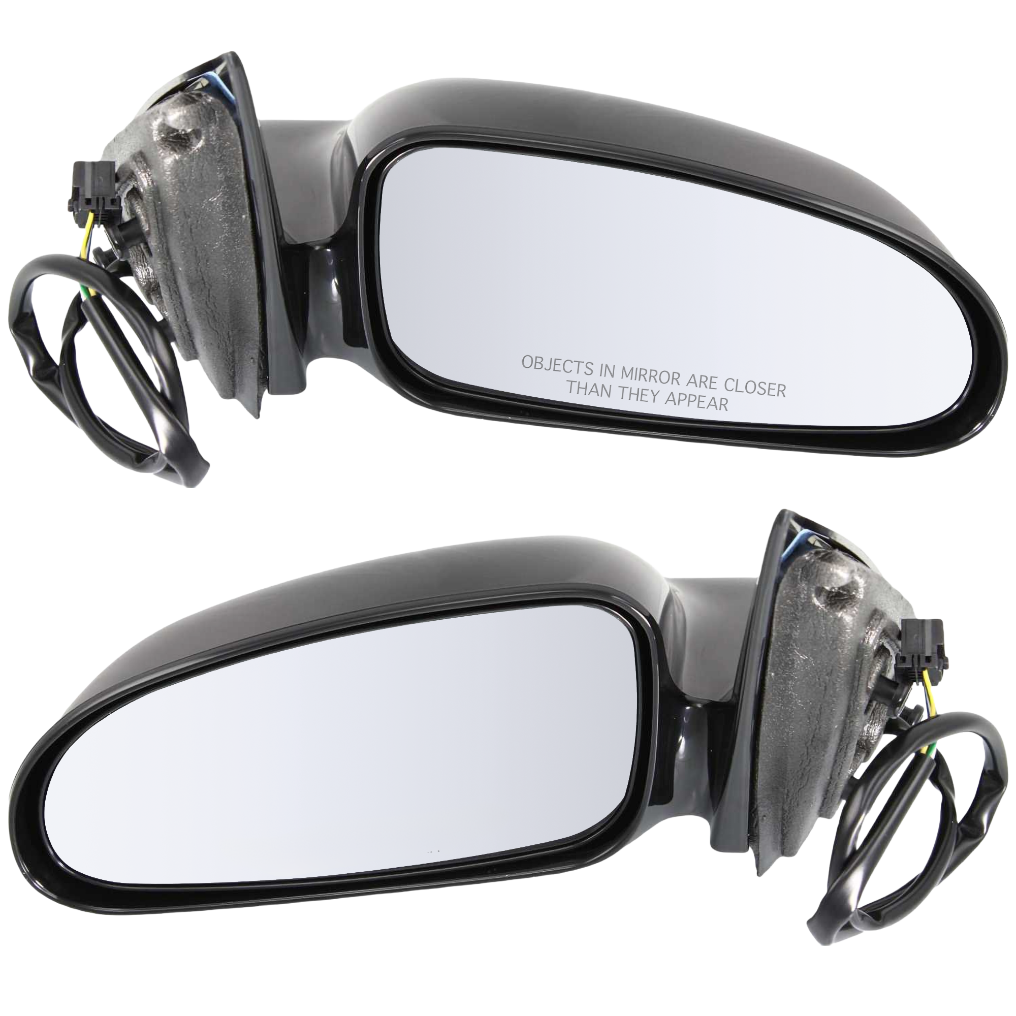 AM BONNEVILLE 00-05 MIRROR RH AND LH Power Non Folding Non Heated Paintable No Auto dimming BSD Memory and Signal Light SKU SET JPT19ER Partslink GM1320292 GM1321292 OEM 25736282-25736283