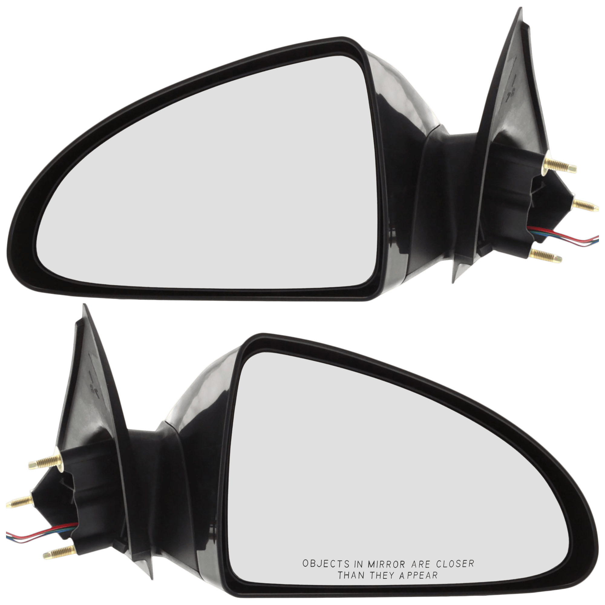 AM G6-08-10 MIRROR RH AND LH Power Manual Folding Non Heated Paintable Sedan SKU SET JPT21ER Partslink GM1320361 GM1321361 OEM 20833062-20833063