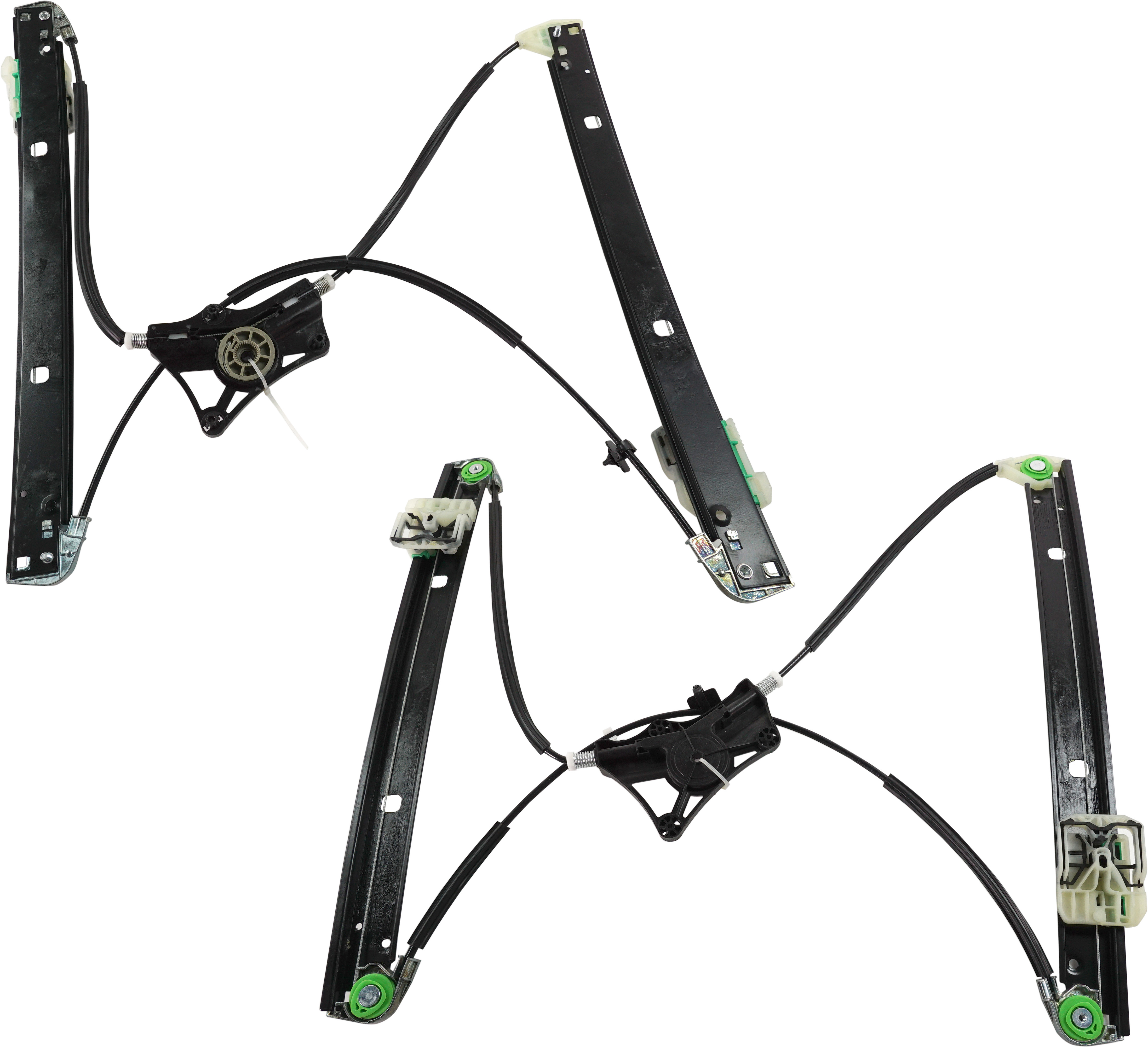 AM A6 A6 QUATTRO 12-18 S6-13-18 FRONT WINDOW REGULATOR RH AND LH Power w o Motor SKU SET JRA46290009 Partslink AU1350108 AU1351108 OEM 4G0837461-4G0837462