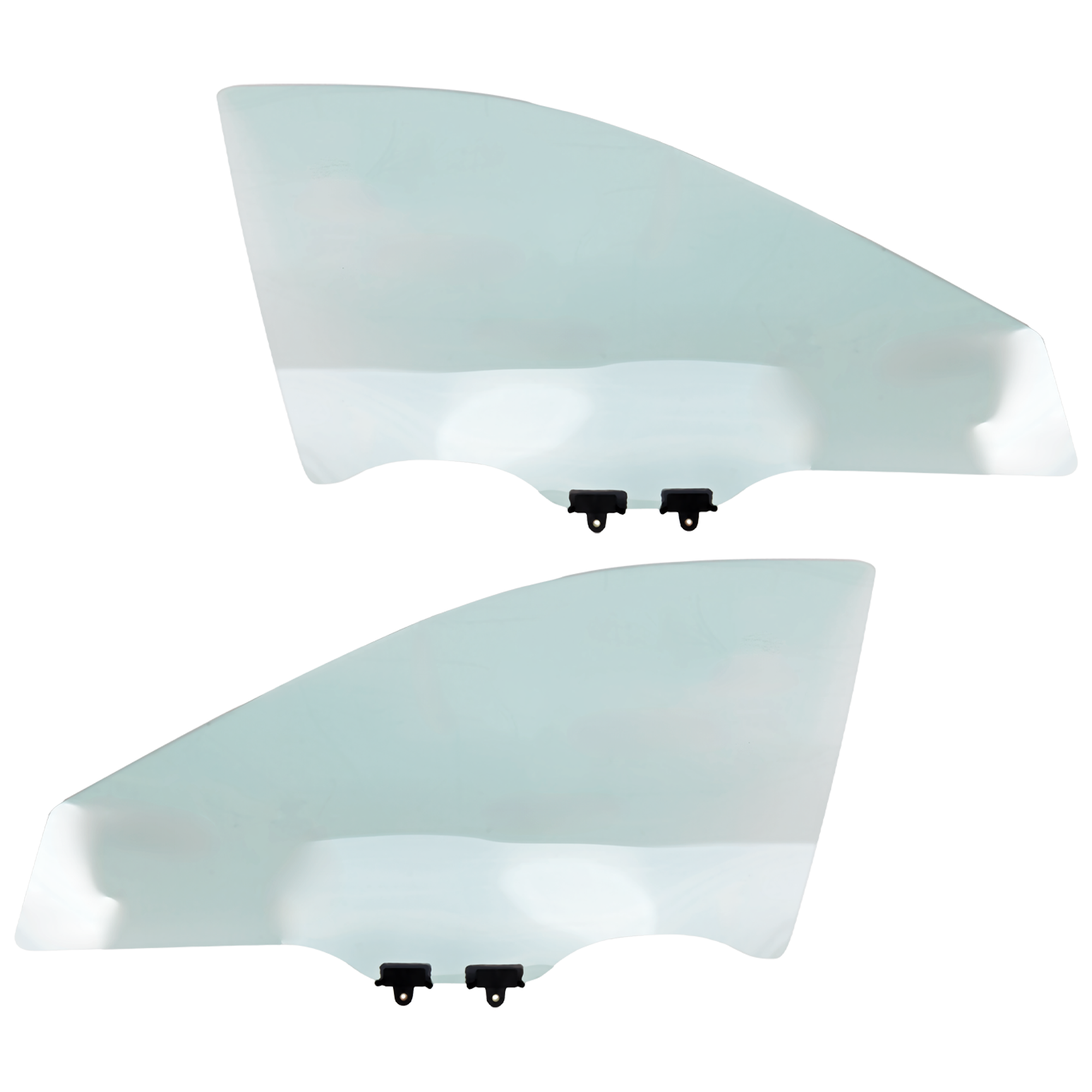 AM ACURA TL 04-08 FRONT DOOR GLASS RH AND LH Green Tint w Solar Clip SKU SET JRA48010009 OEM 73300SEPA00-73300SEPA10-73300S