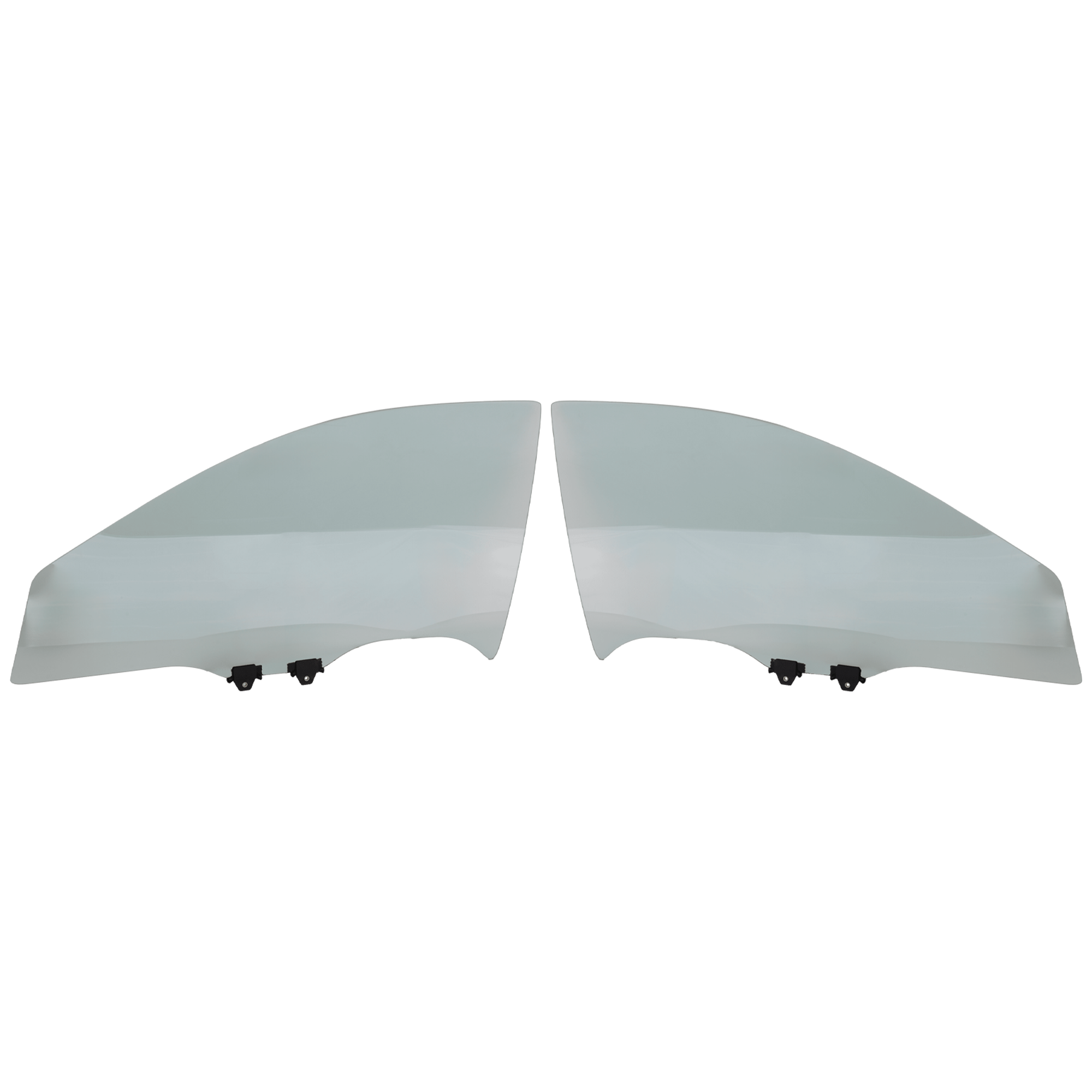 AM ACURA TSX 09-14 FRONT DOOR GLASS RH AND LH Green Tint w Solar Clip SKU SET JRA48010021 OEM 73300TL2A00-73350TL2A10