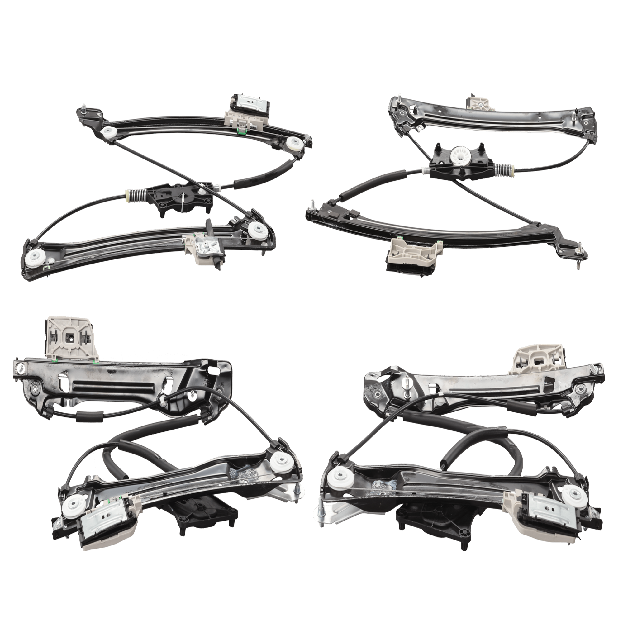 AM A5 S5 SPORTBACK 18-21 FRONT AND REAR WINDOW REGULATOR RH AND LH Power w o Motor SKU SET JRA49170029-4 OEM 8W8837461-8W8837462-8W8839461