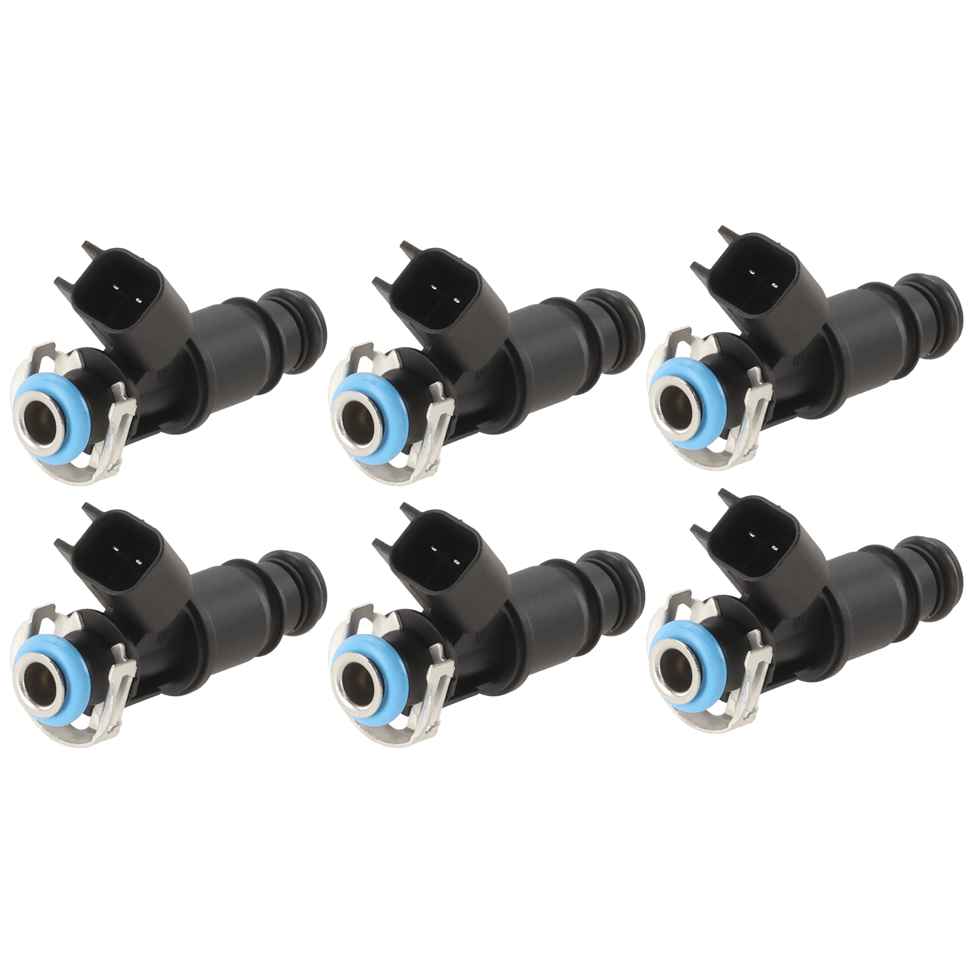 AM ALLURE 05-09 LUCERNE 06-08 FUEL INJECTOR Gas 2 Male Blade Terminal Set of 6 SKU SET JRB31430002-6 OEM 12576414-28428452