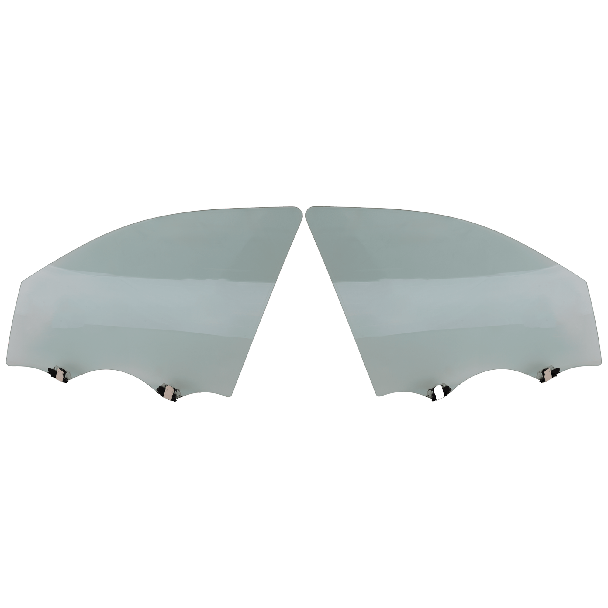 AM BUICK LACROSSE 05-09 FRONT DOOR GLASS RH AND LH Green Tint Laminated w Solar Clip LH w o Clip SKU SET JRB48010009 OEM 15147869-15147870