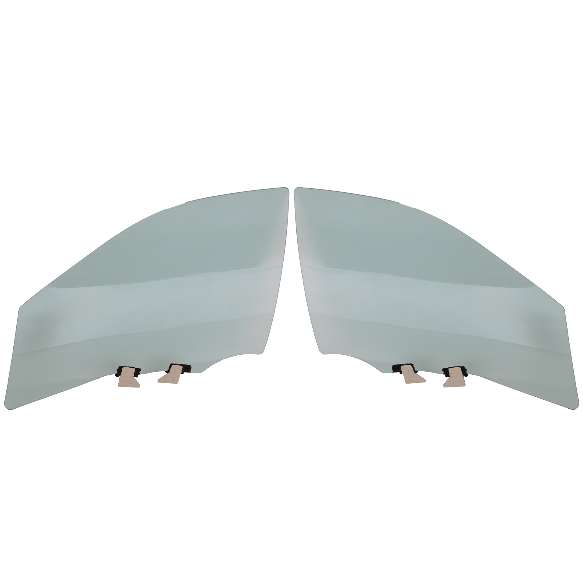 AM BUICK LUCERNE 06-11 FRONT DOOR GLASS RH AND LH Green Tint Laminated w Solar Clip SKU SET JRB48010011 OEM 15830332-15830333